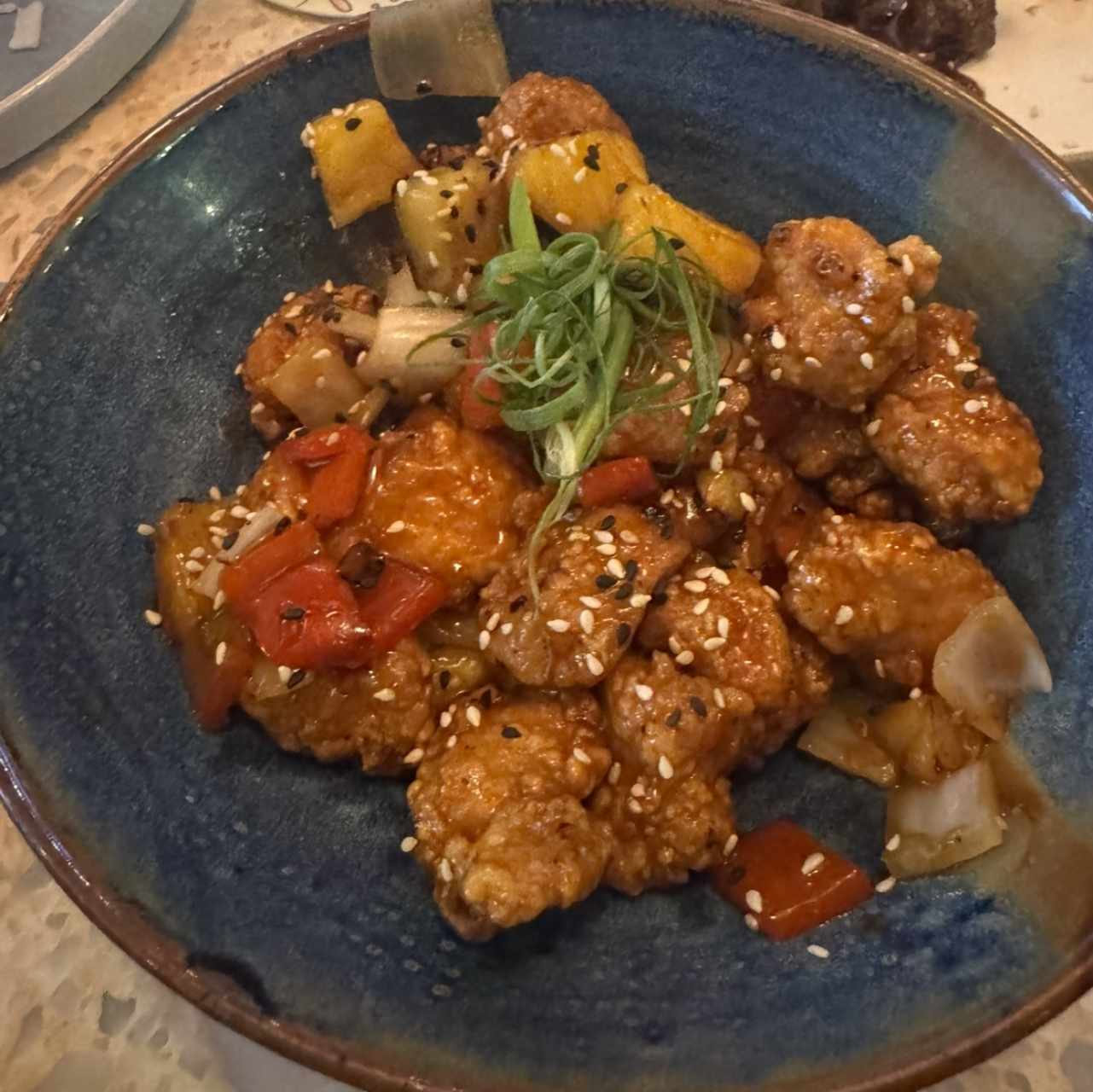 Platos Calientes - Pollo Agridulce
