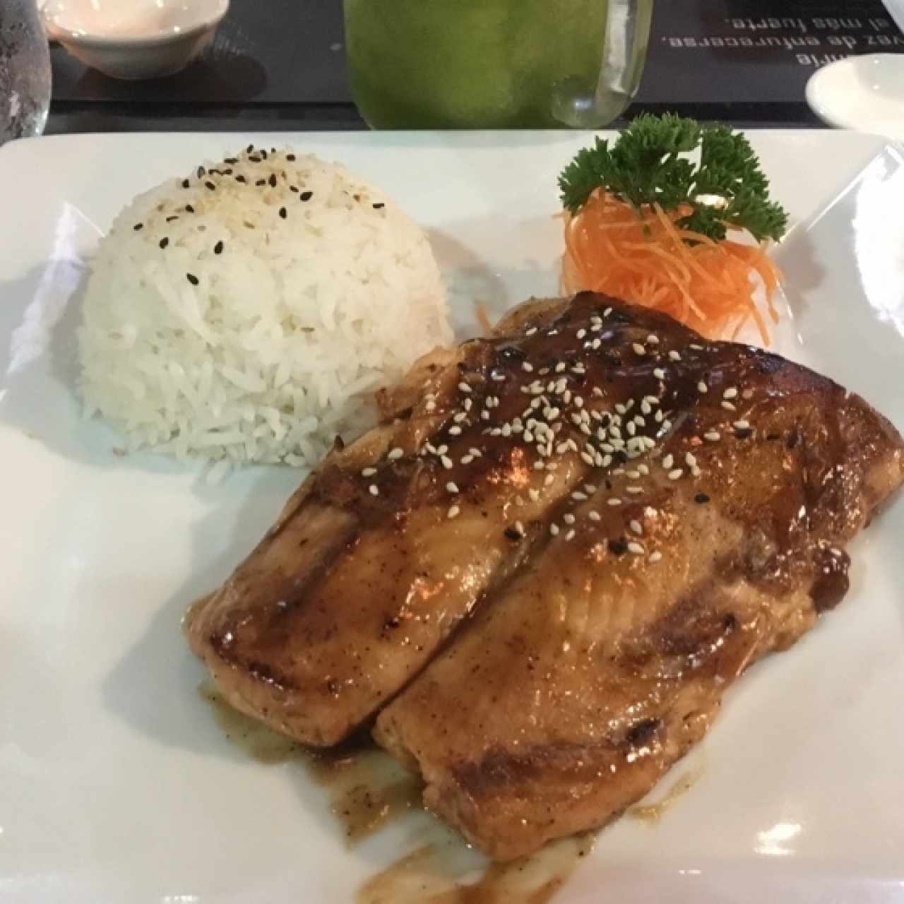 Salmón al Grill o Teriyaki