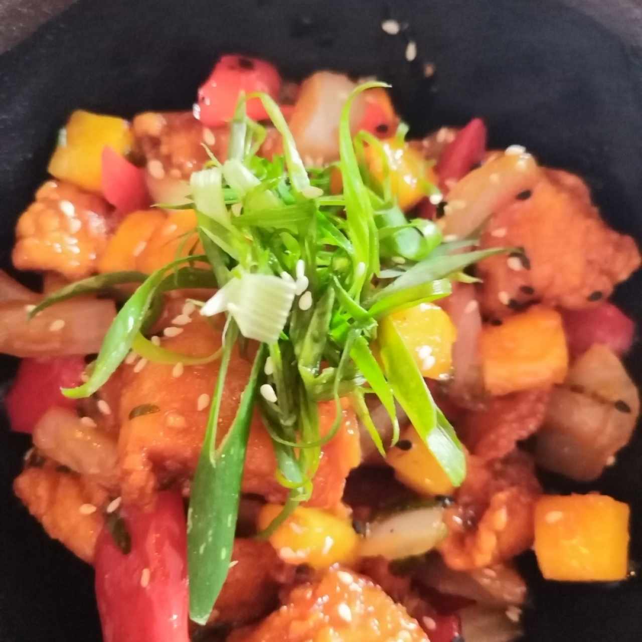 Platos Calientes - Pollo Agridulce