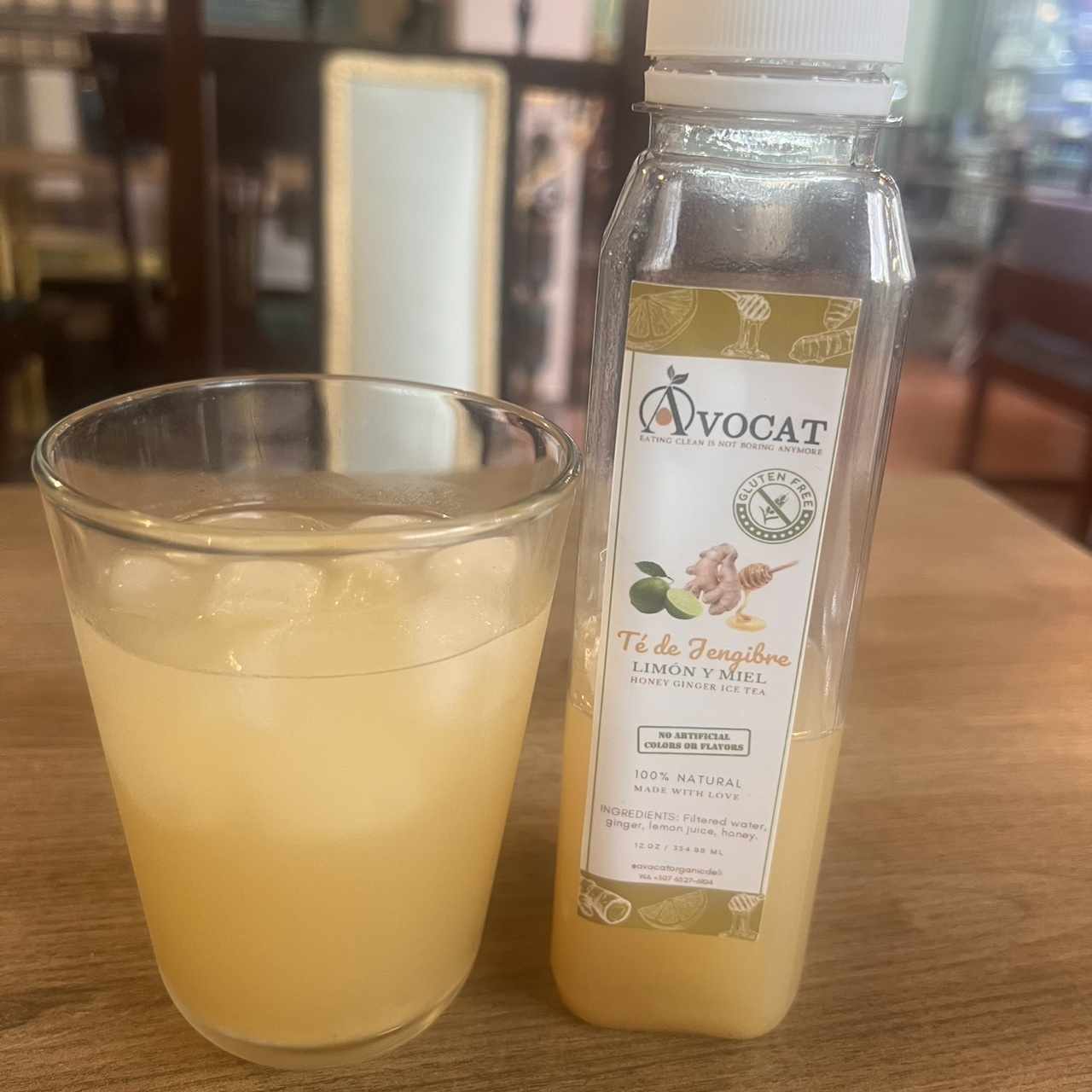 Jugo de limón, jengibre y miel 