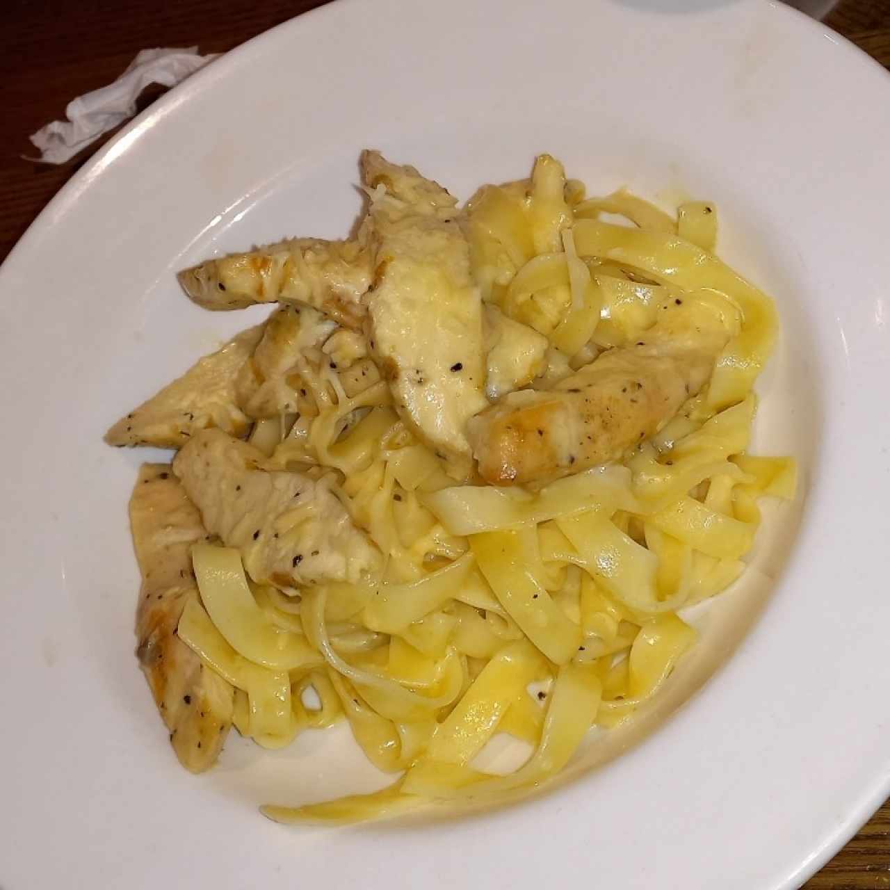 Pasta con pollo