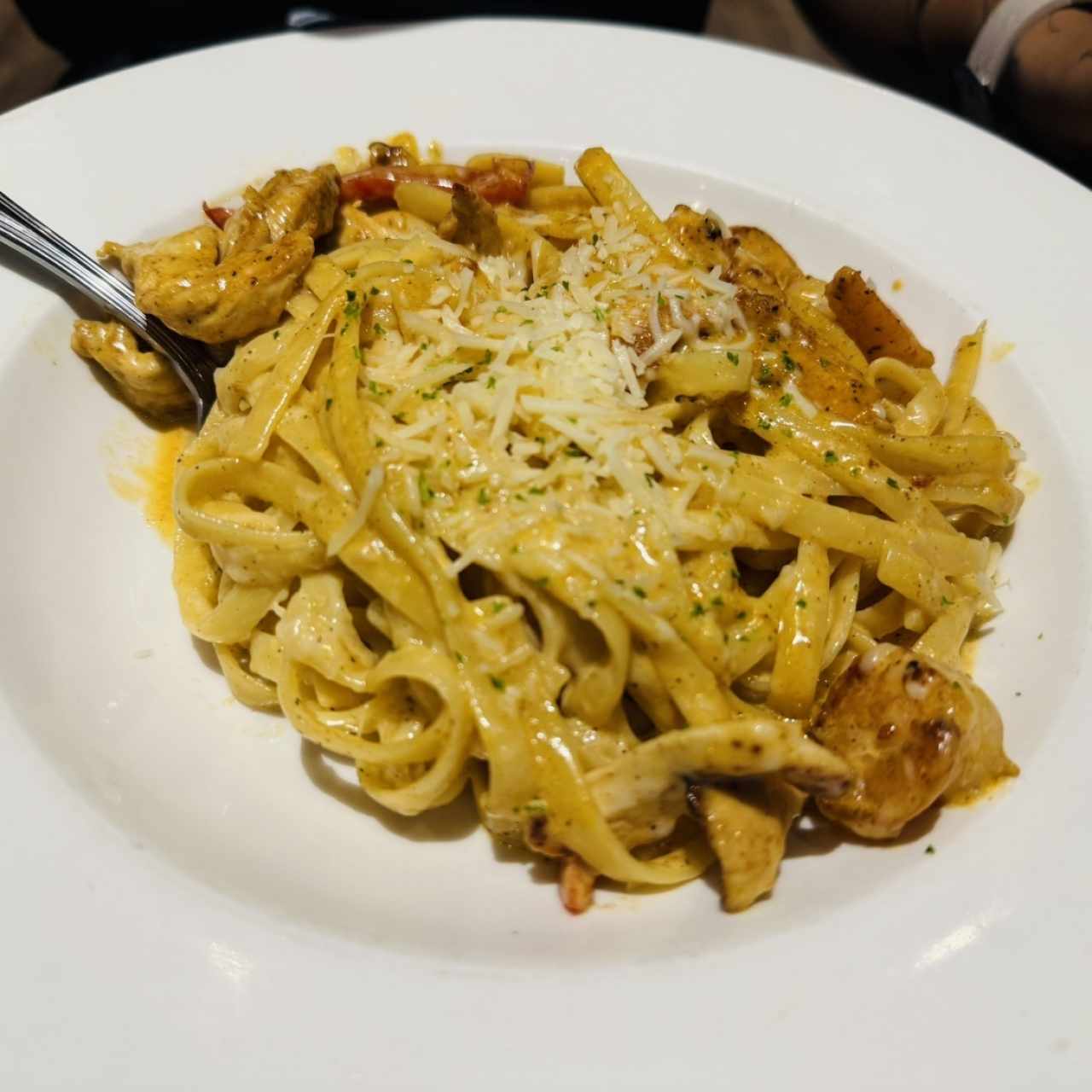 CAJUN SHRIMP & CHICKEN PASTA