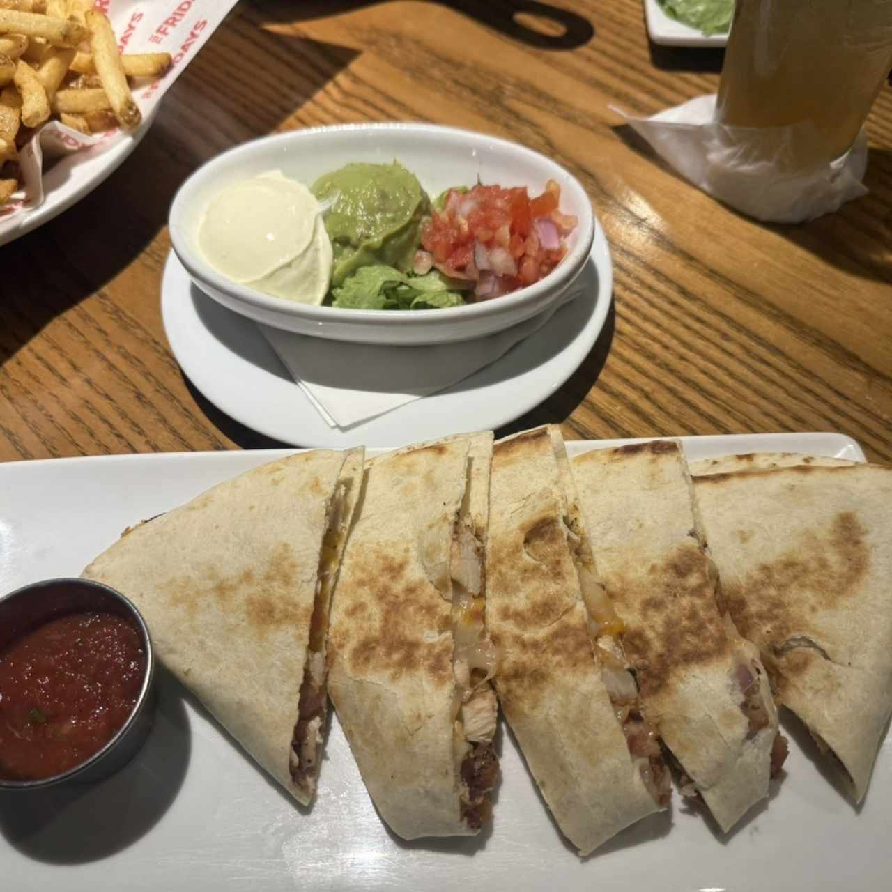 Appetizers - GRILLED CHICKEN QUESADILLAS