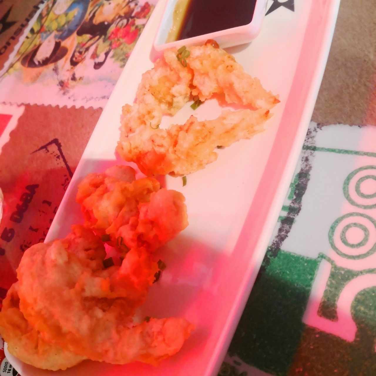 camarones tempurizados