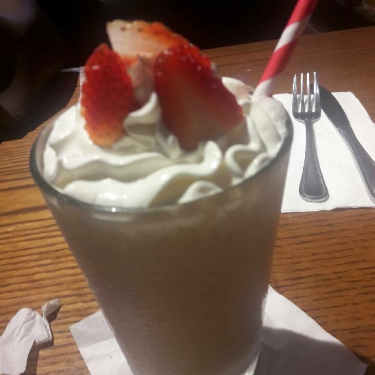 milkshake de fresa