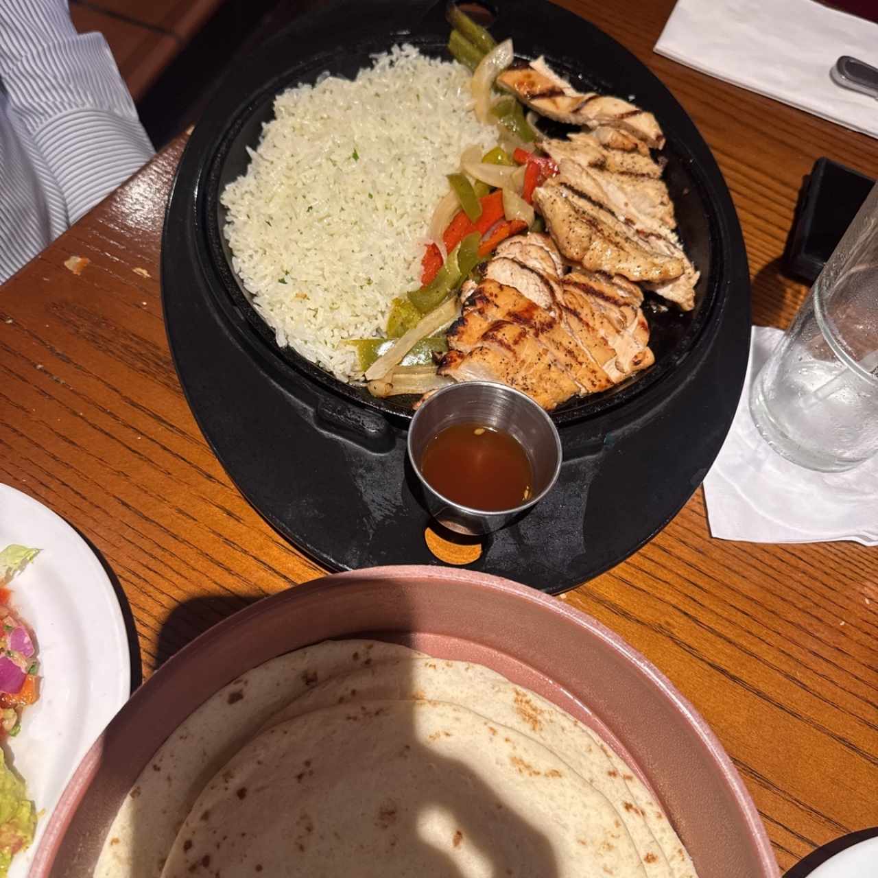 Fajitas de pollo 