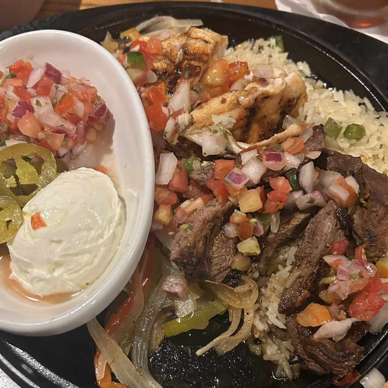 Fajitas de combinación 