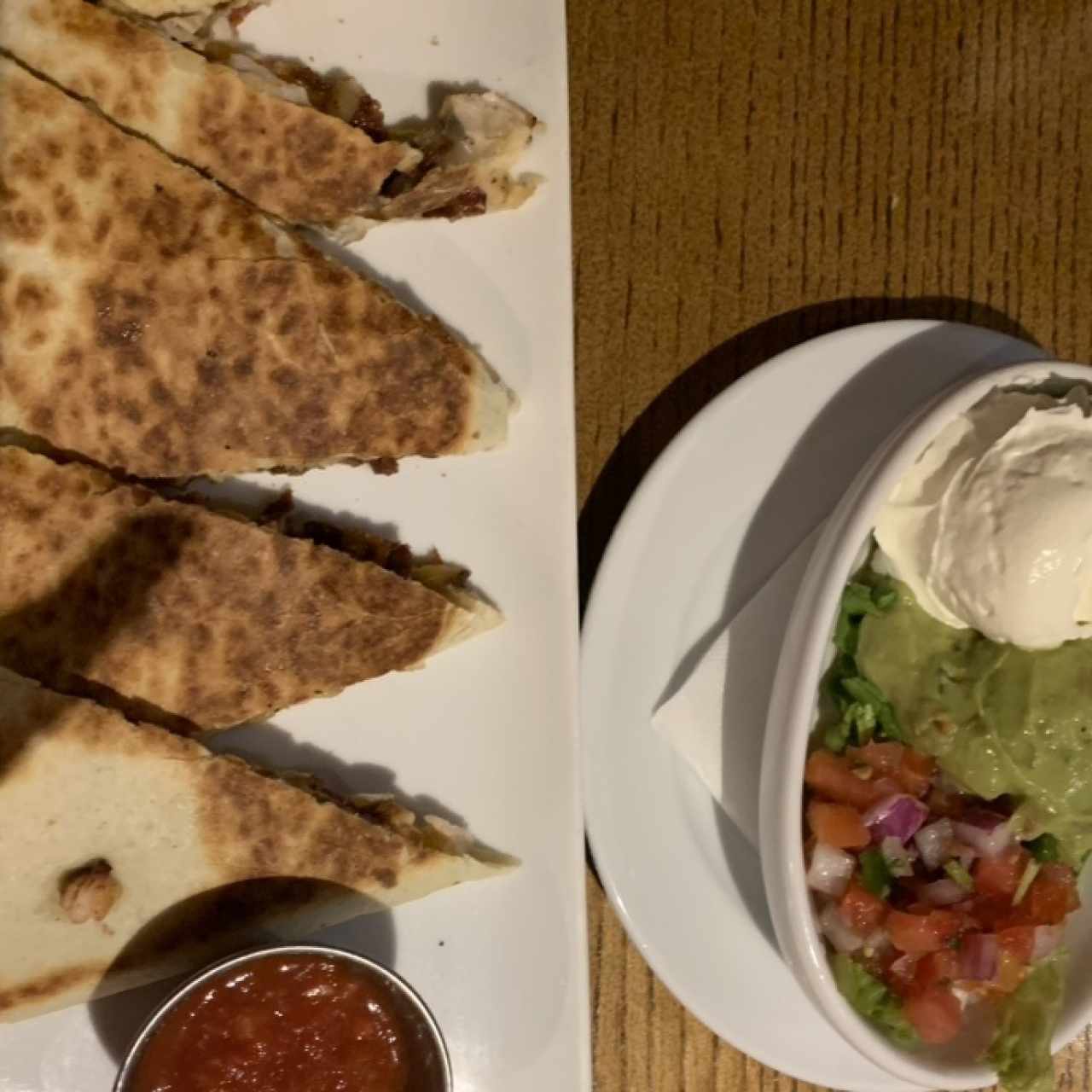 Appetizers - GRILLED CHICKEN QUESADILLAS