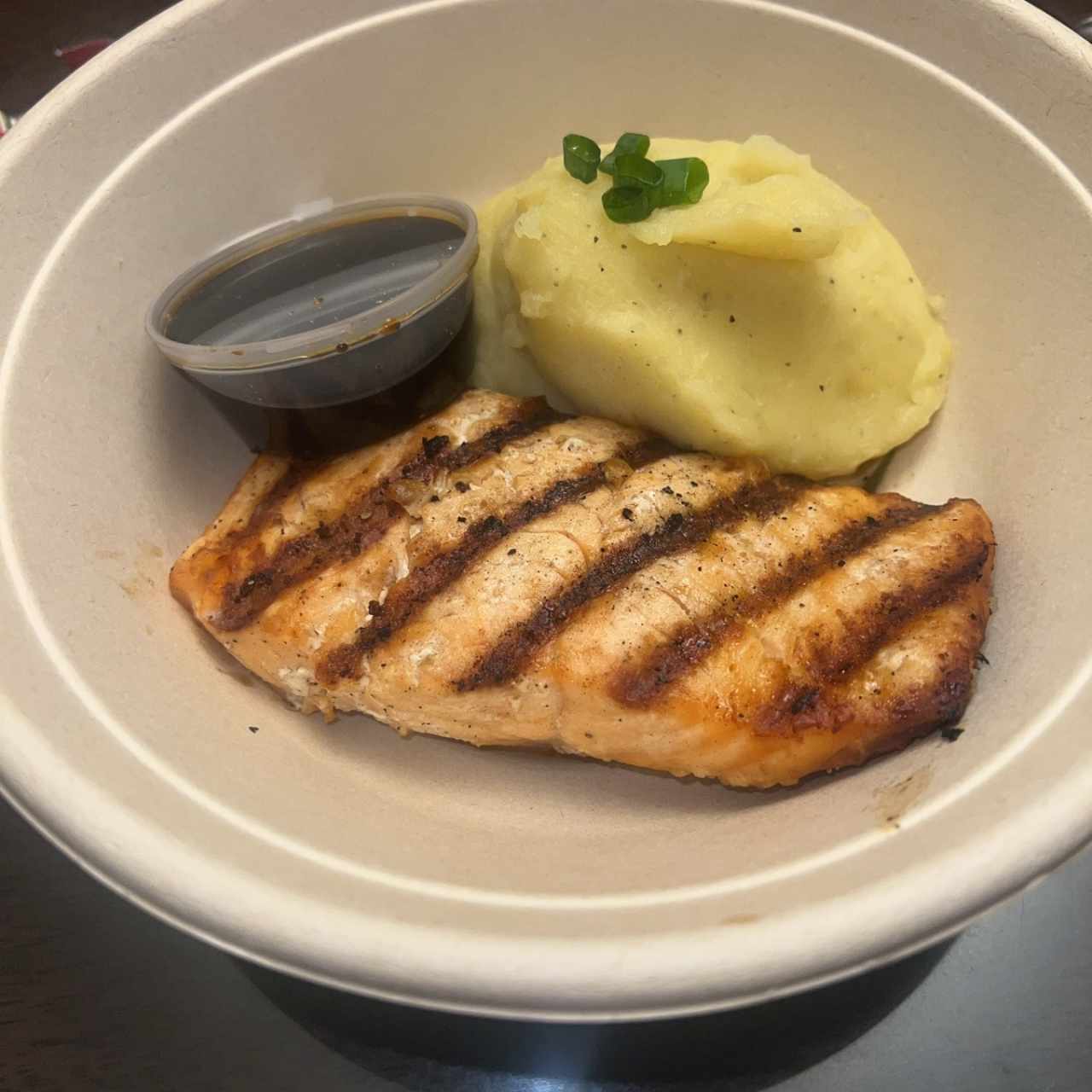 FRIDAYS SIGNATURE WHISKEY-GLAZED SALMON