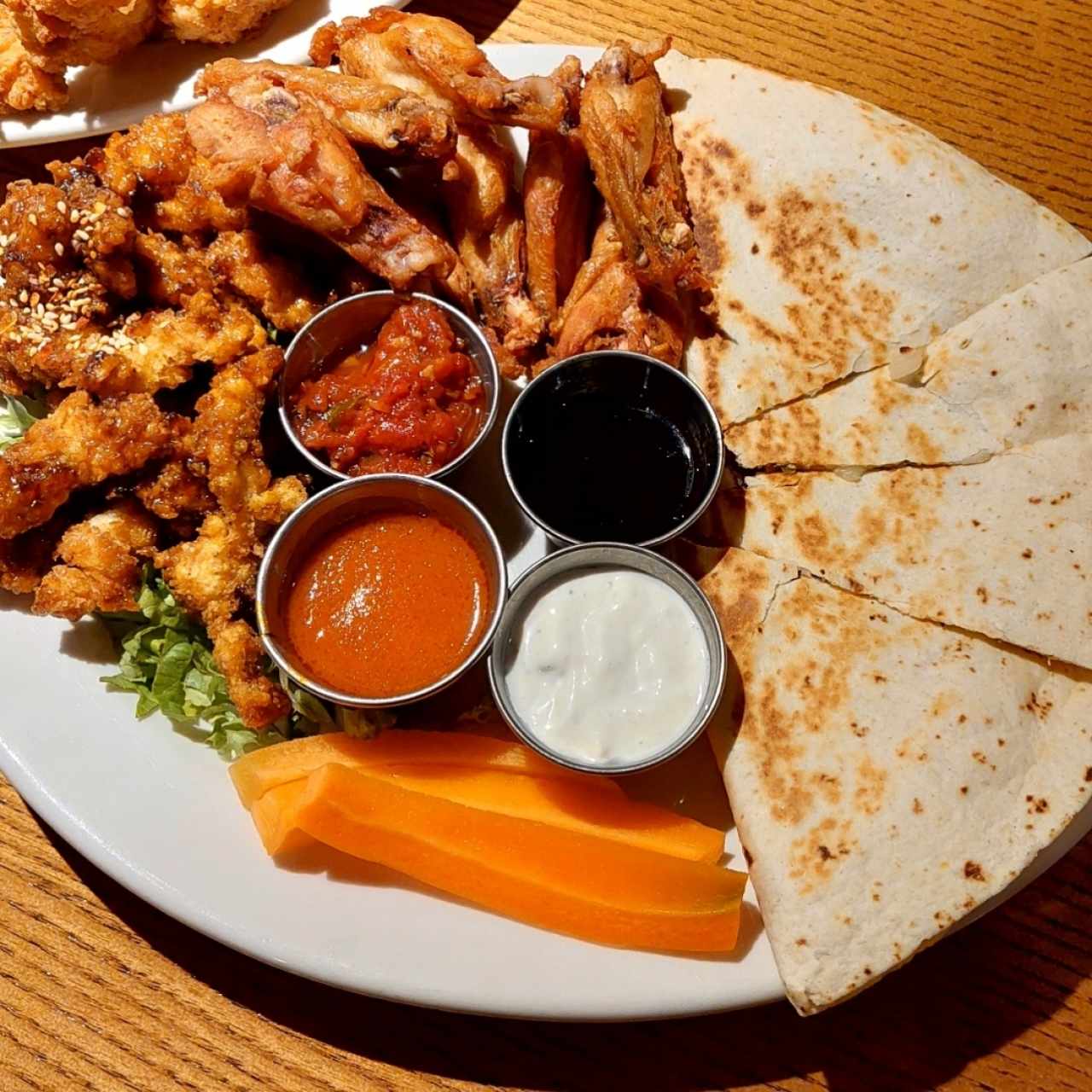 Appetizers - GRILLED CHICKEN QUESADILLAS