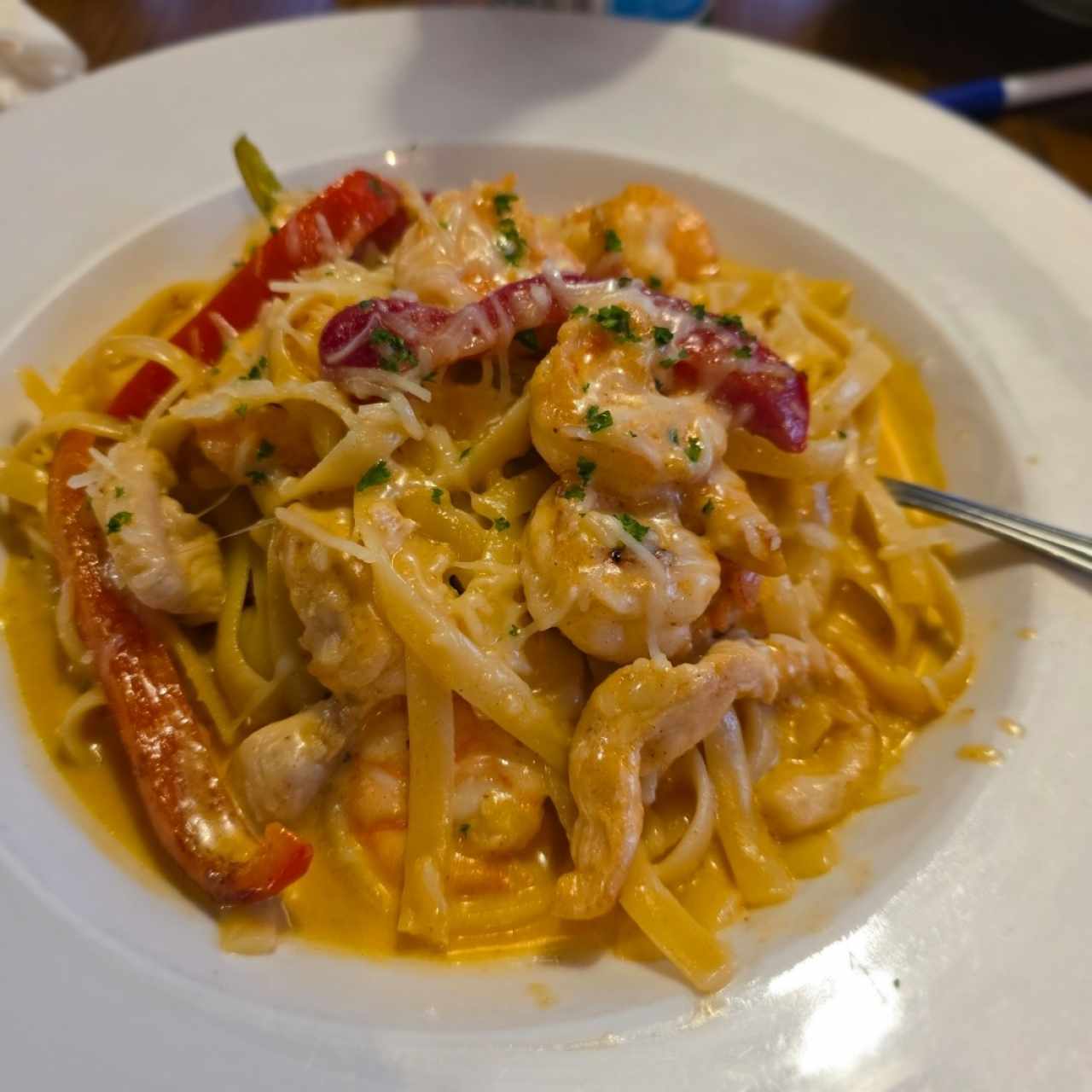 CAJUN SHRIMP & CHICKEN PASTA