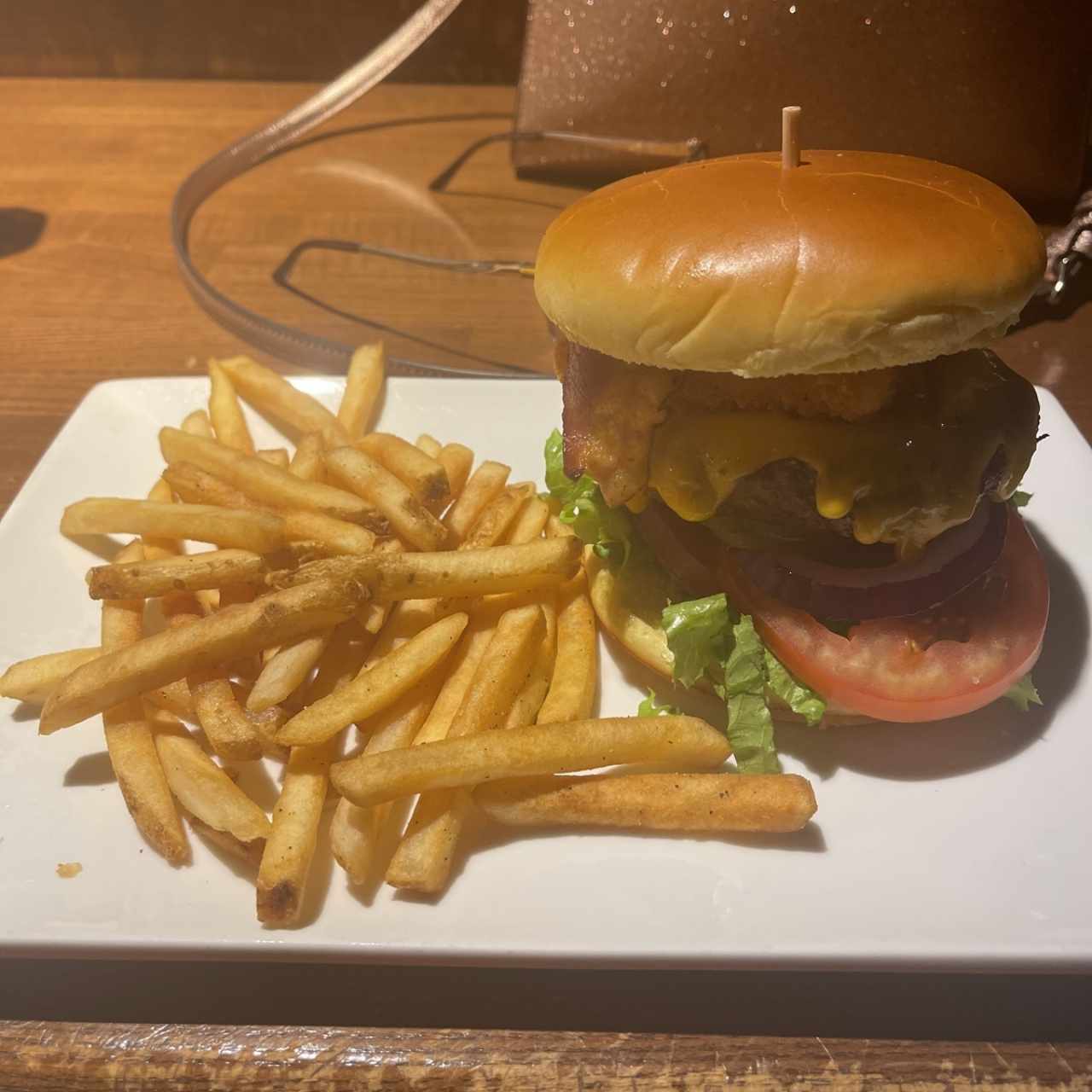 Fridays Bacon Cheeseburger