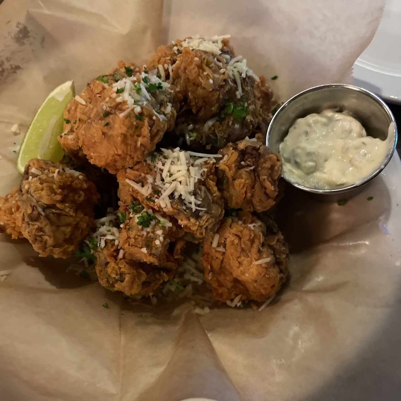 fried mushrooms