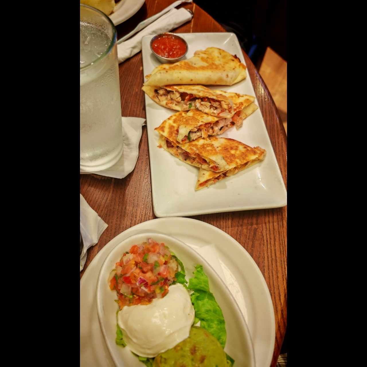 Appetizers - GRILLED CHICKEN QUESADILLAS