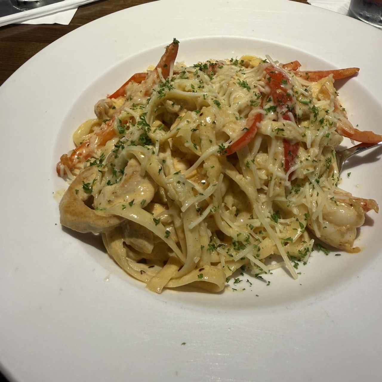 CAJUN SHRIMP & CHICKEN PASTA
