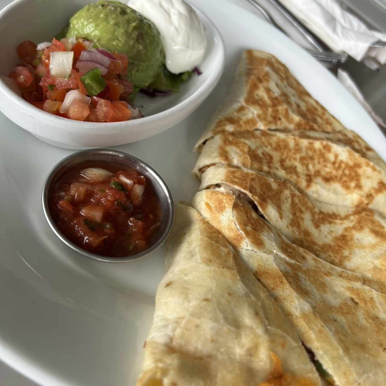 Appetizers - GRILLED CHICKEN QUESADILLAS