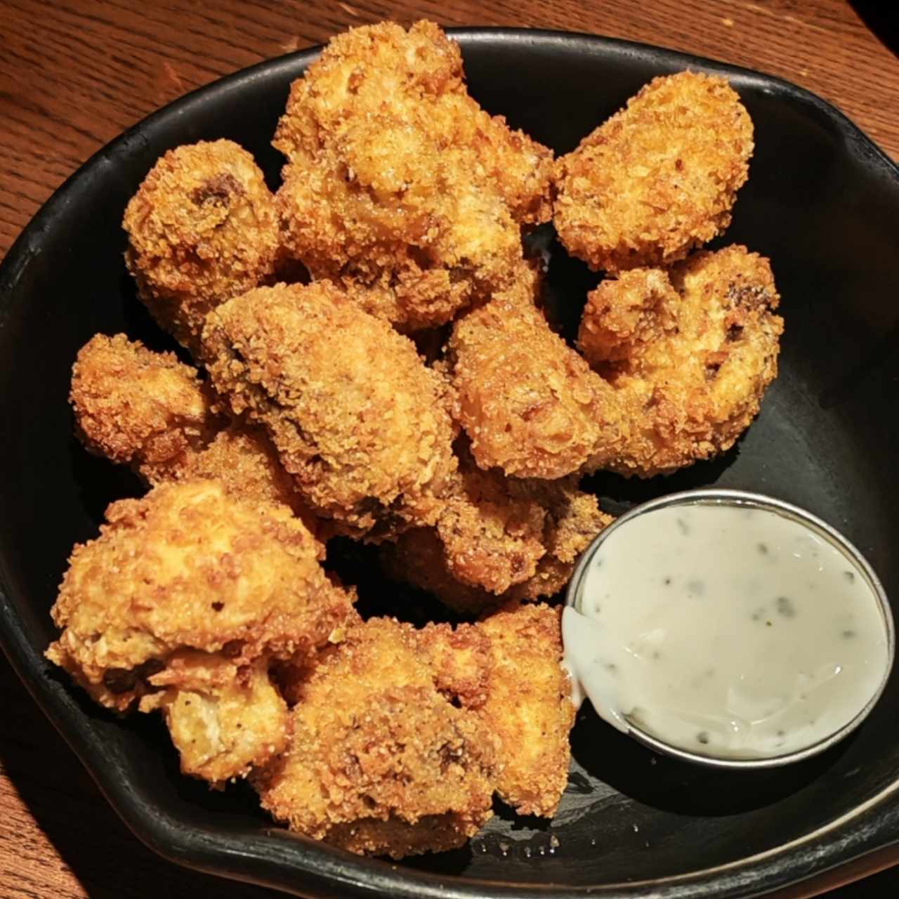 Fried mushrooms