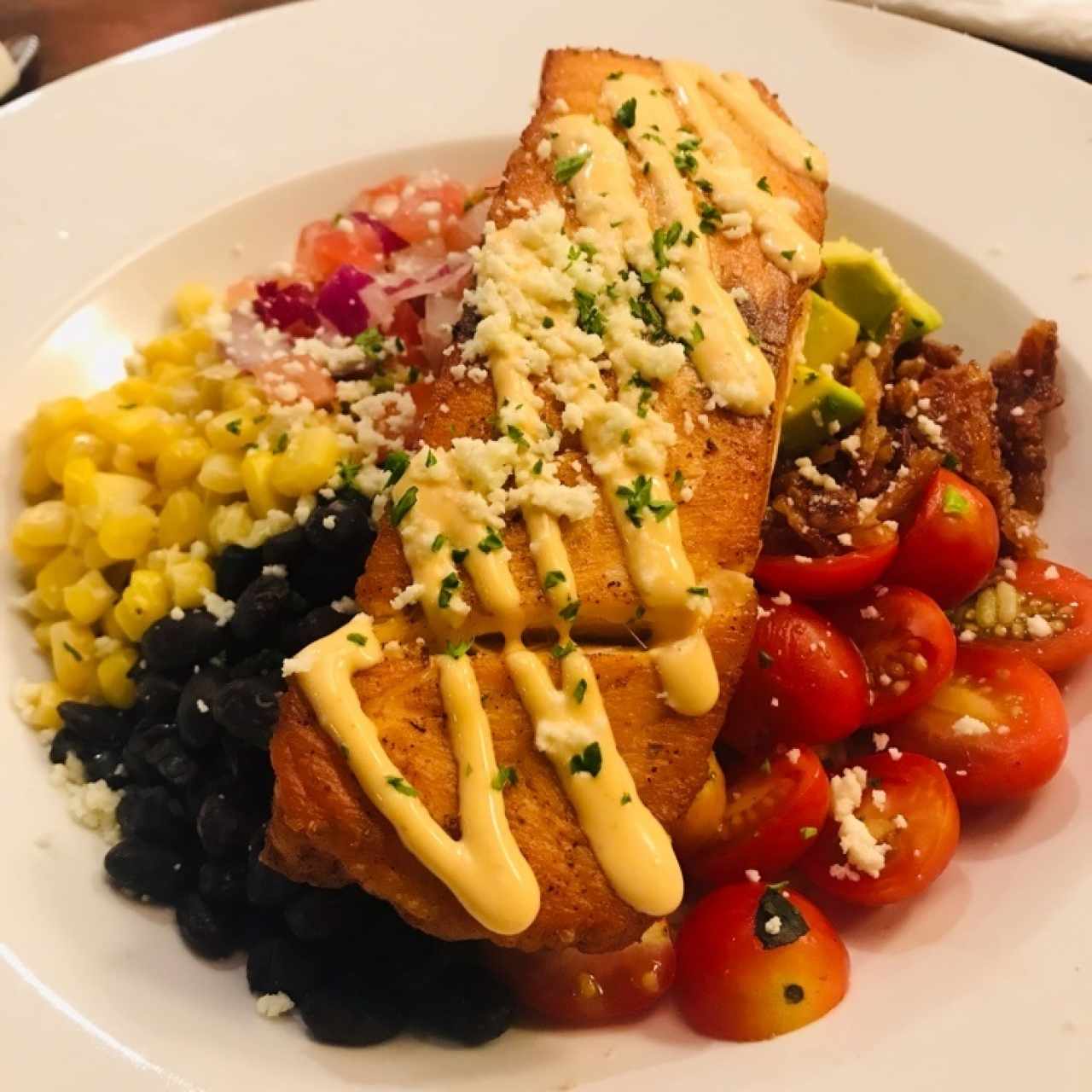 Grilled Salmon Mexi Bowl  