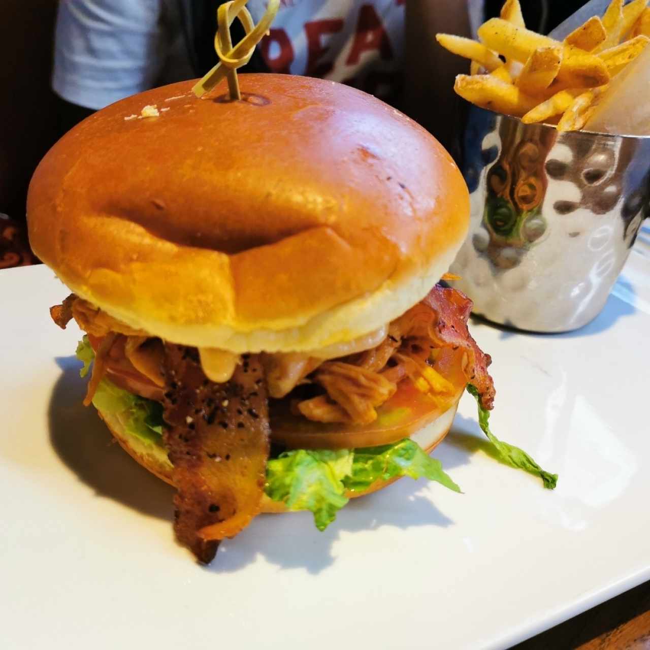 Chicken sandwich BBQ Cajun 