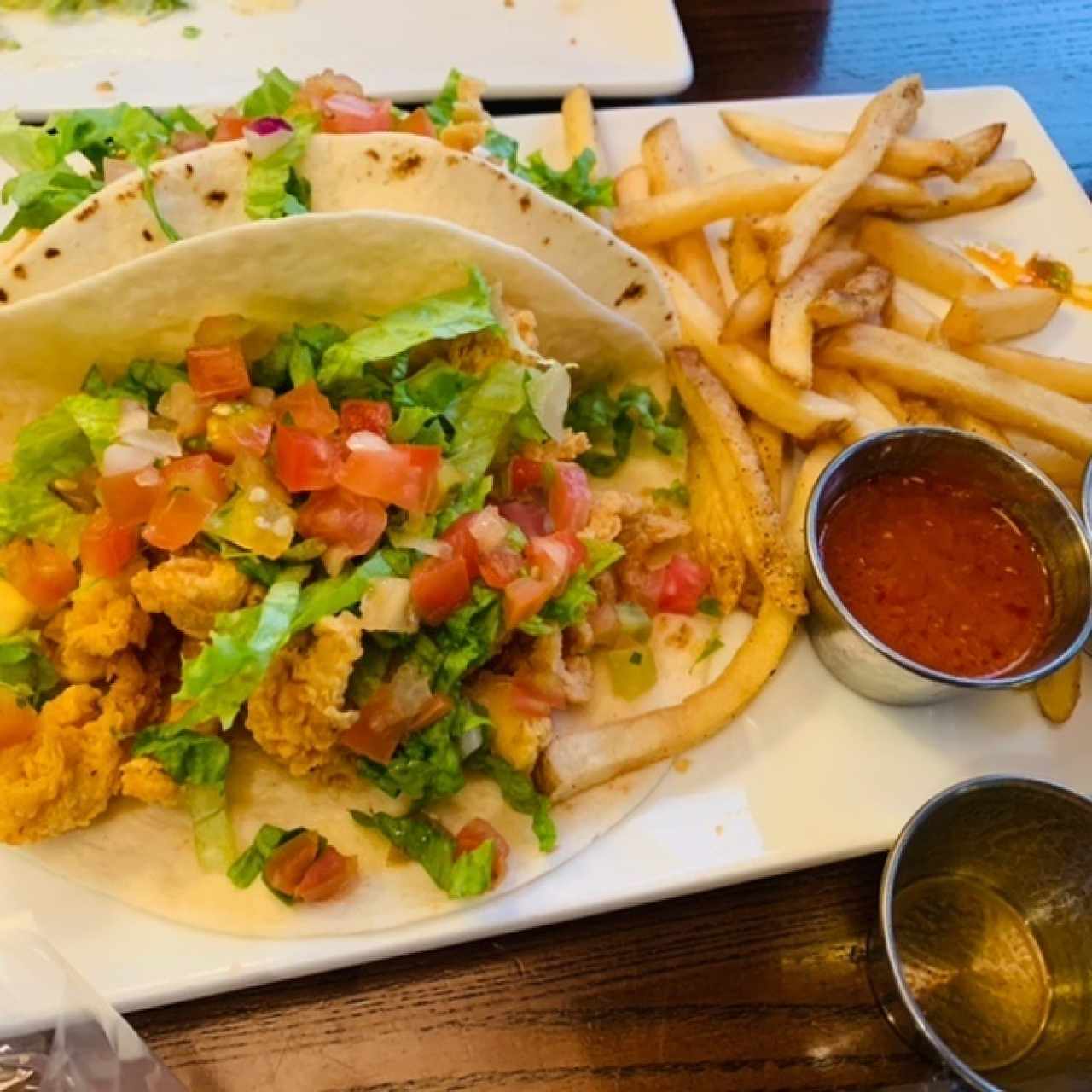 Buffalo chicken tacos