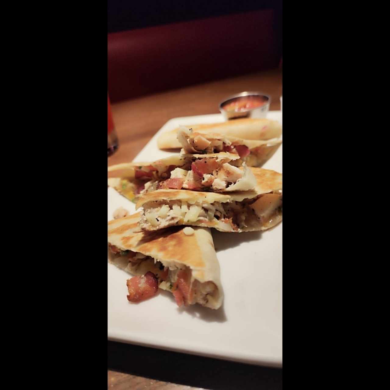 Appetizers - GRILLED CHICKEN QUESADILLAS