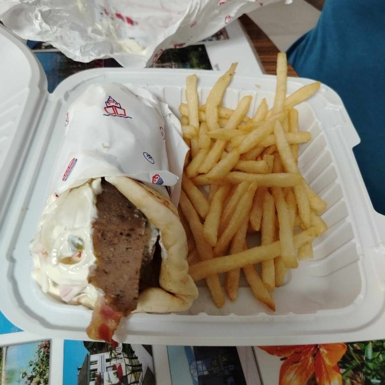 Combo - gyro original + acompañamiento 