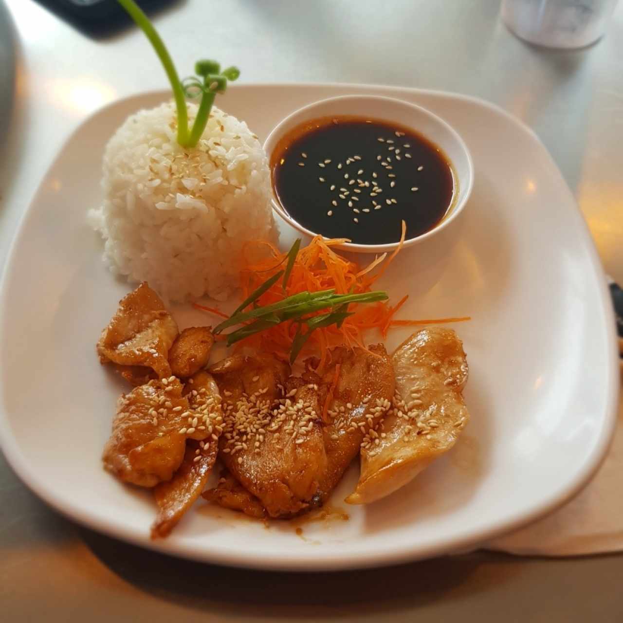 pollo teriyaky