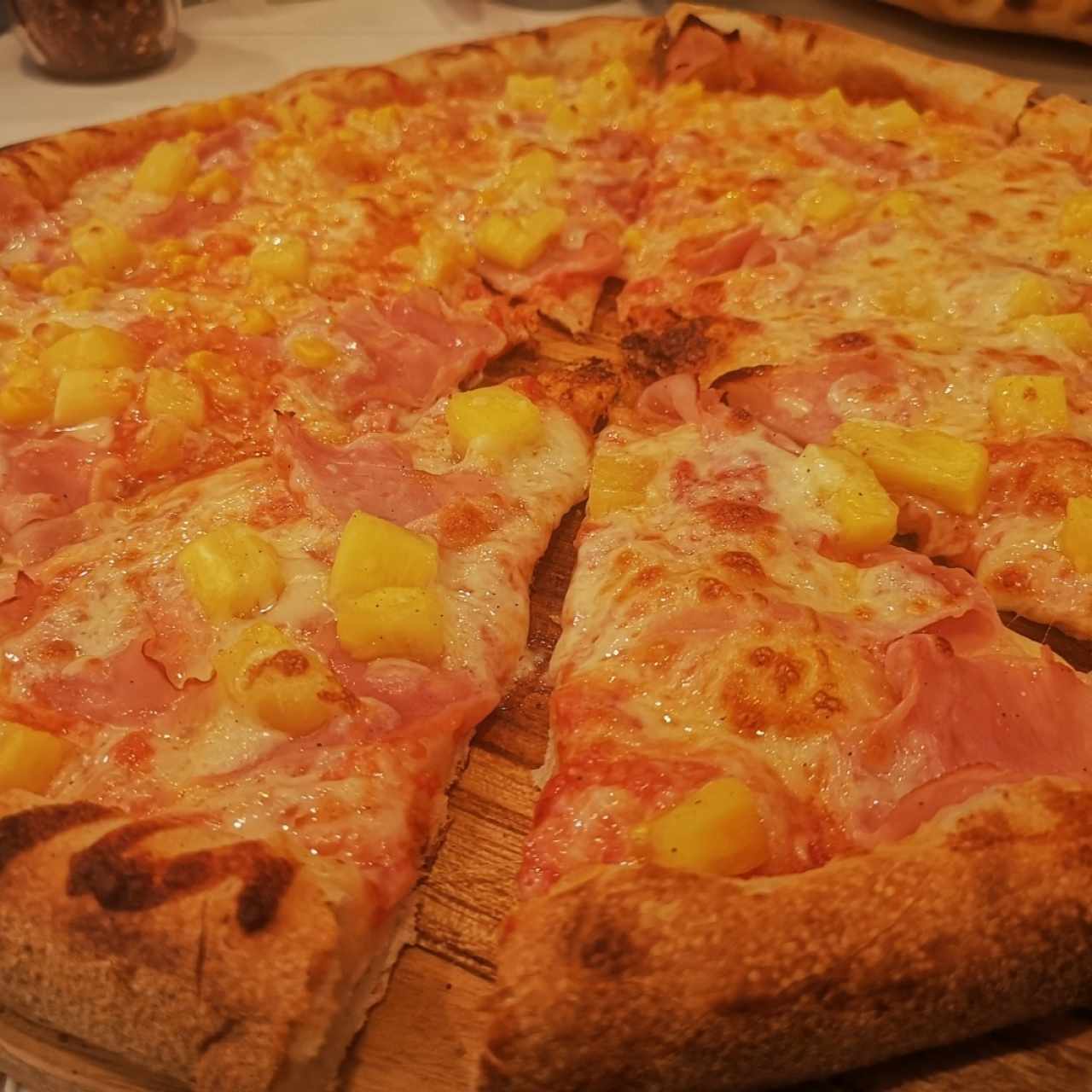 Pizza hawaiana Riquísima