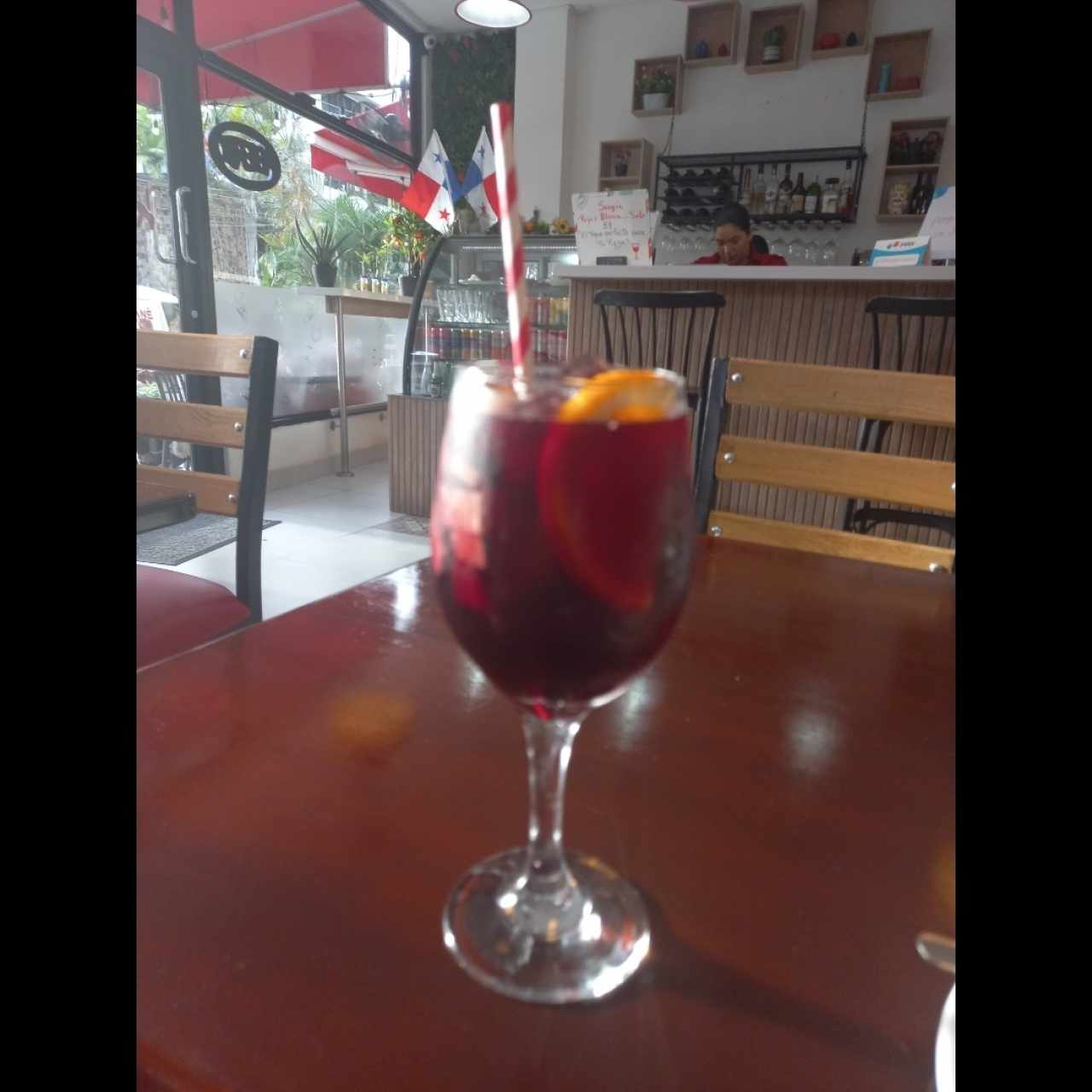 sangría roja