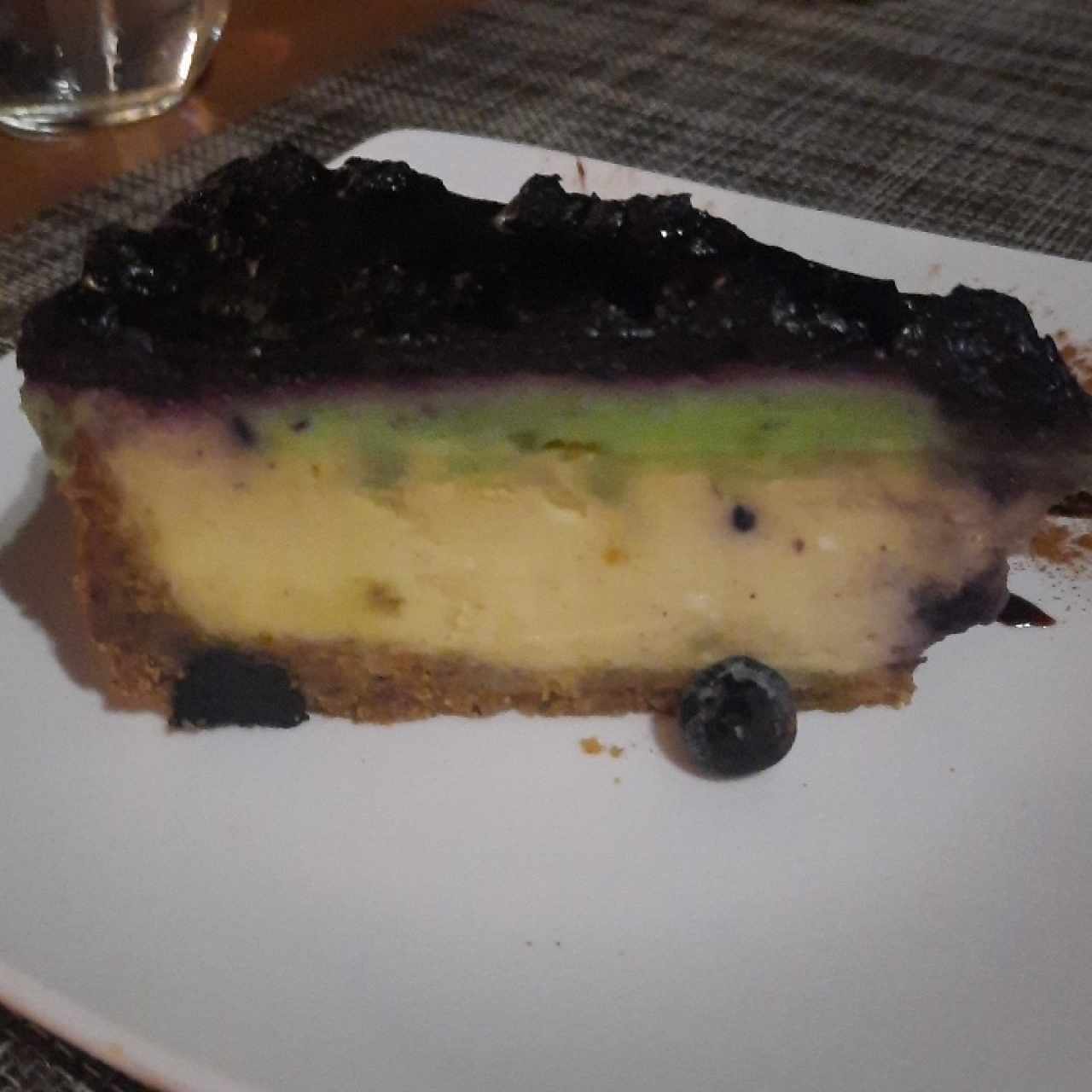Cheesecake de pistacho