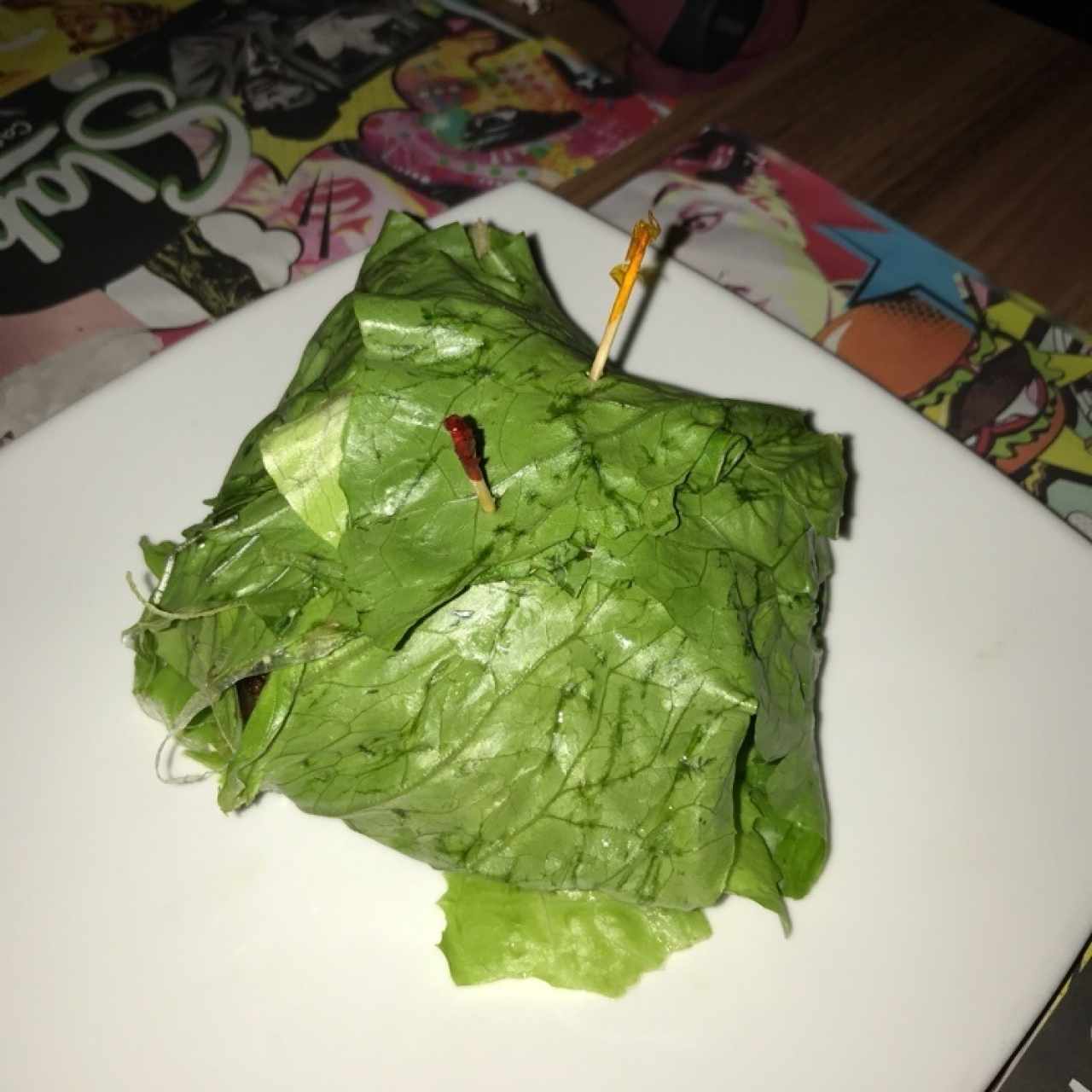 “wrap de lechuga”