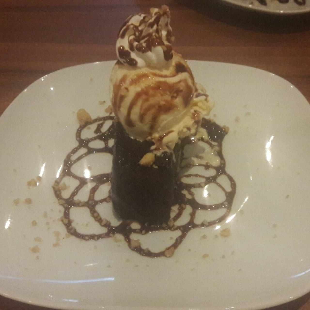 Brownie-Helado