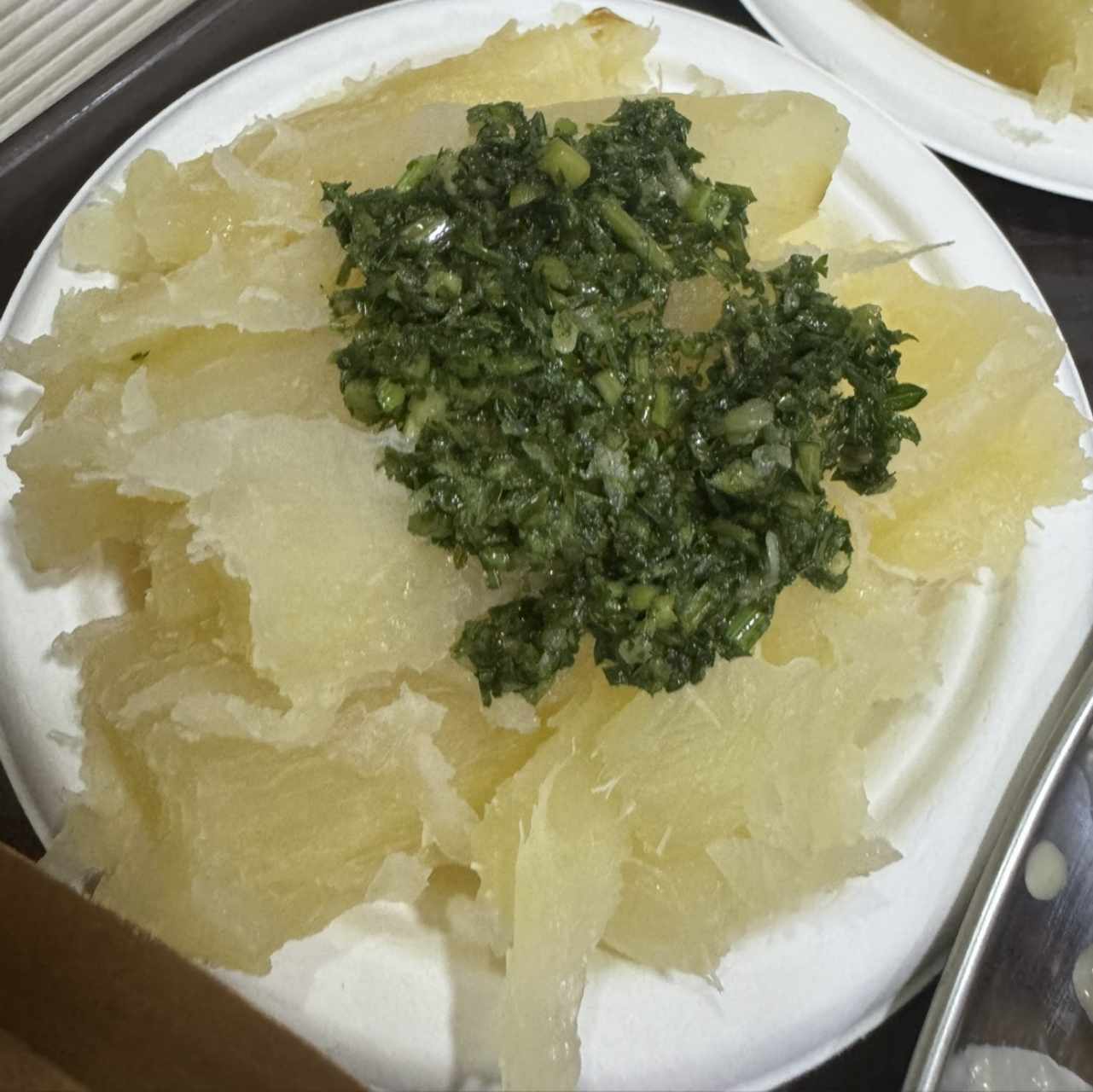 Yuca al mojo