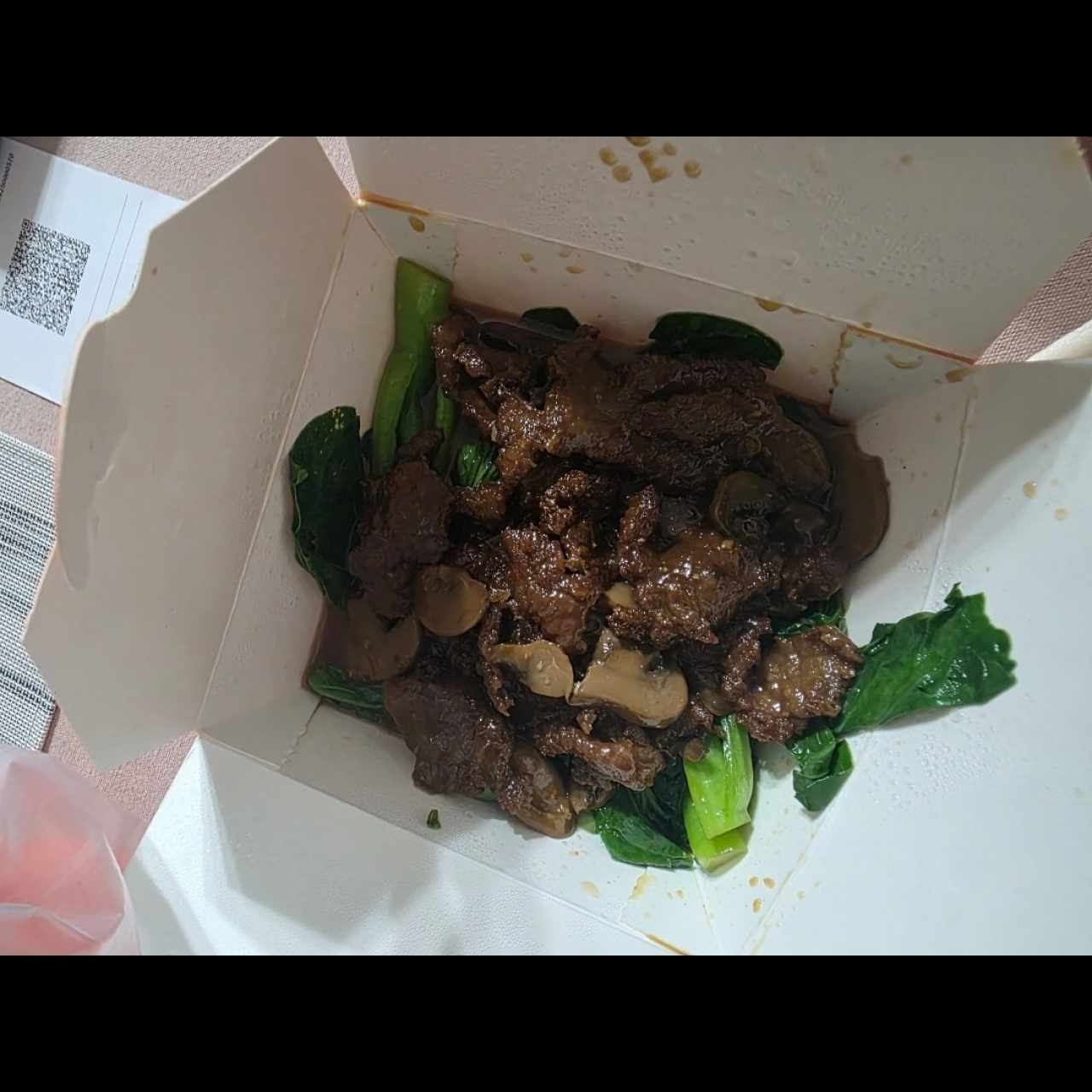 Carne con Hojas de Mostaza