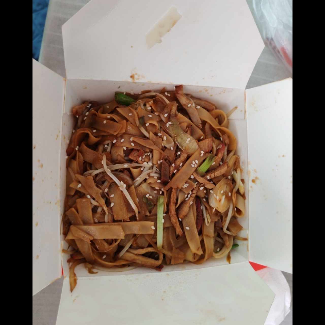 Chow fun de puerco tamaño regular 