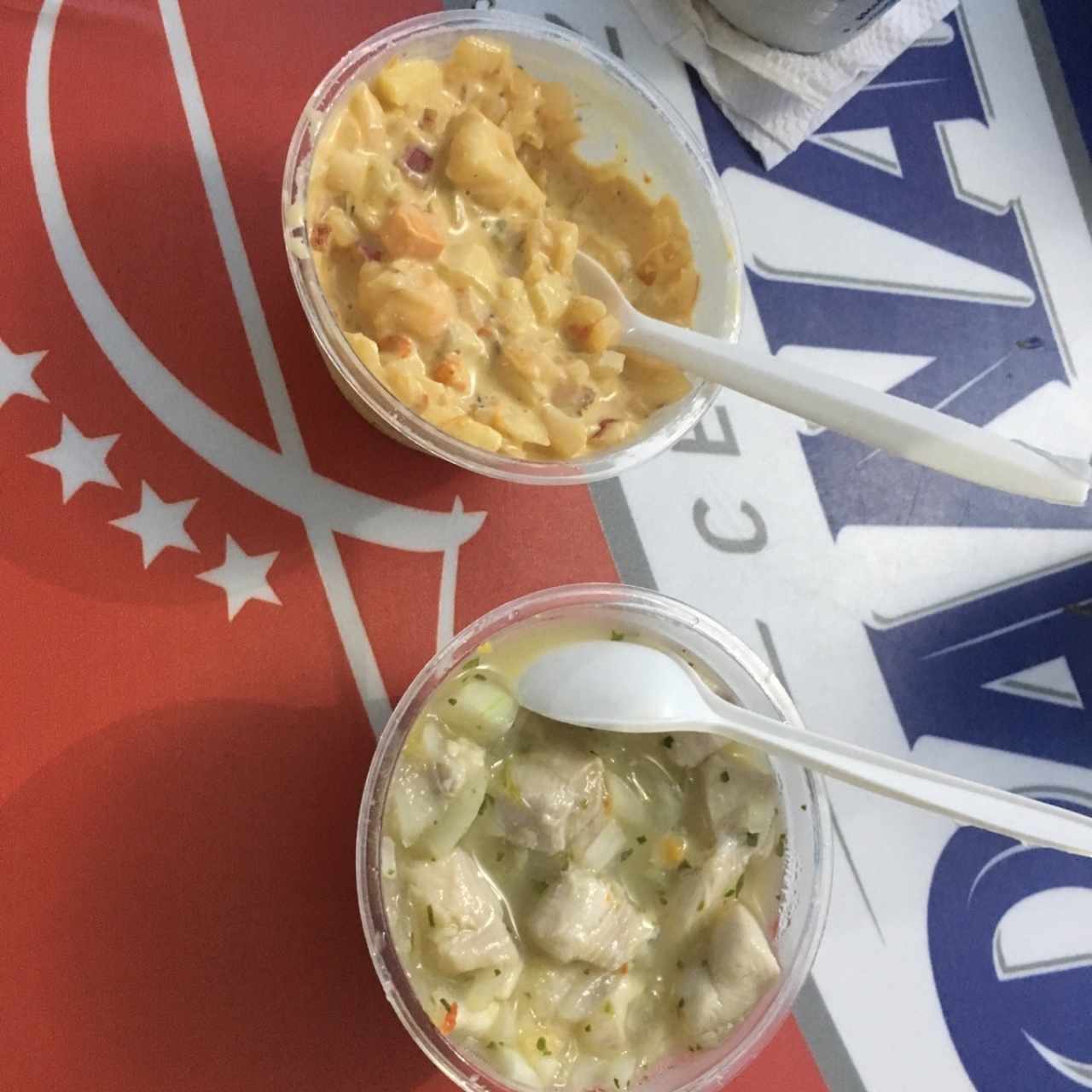 coctel combinacion, ceviche de corvina