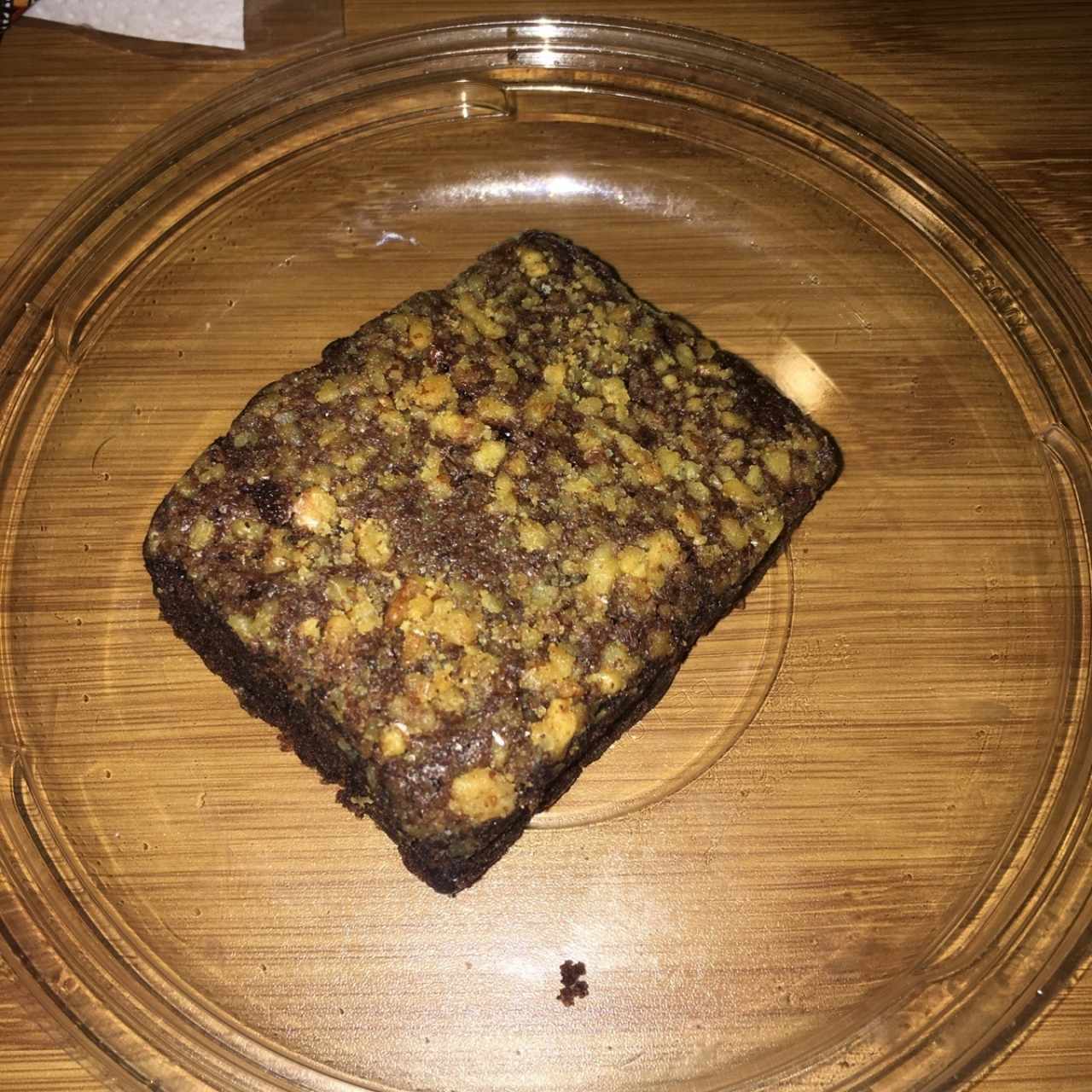 Double chocolate brownie