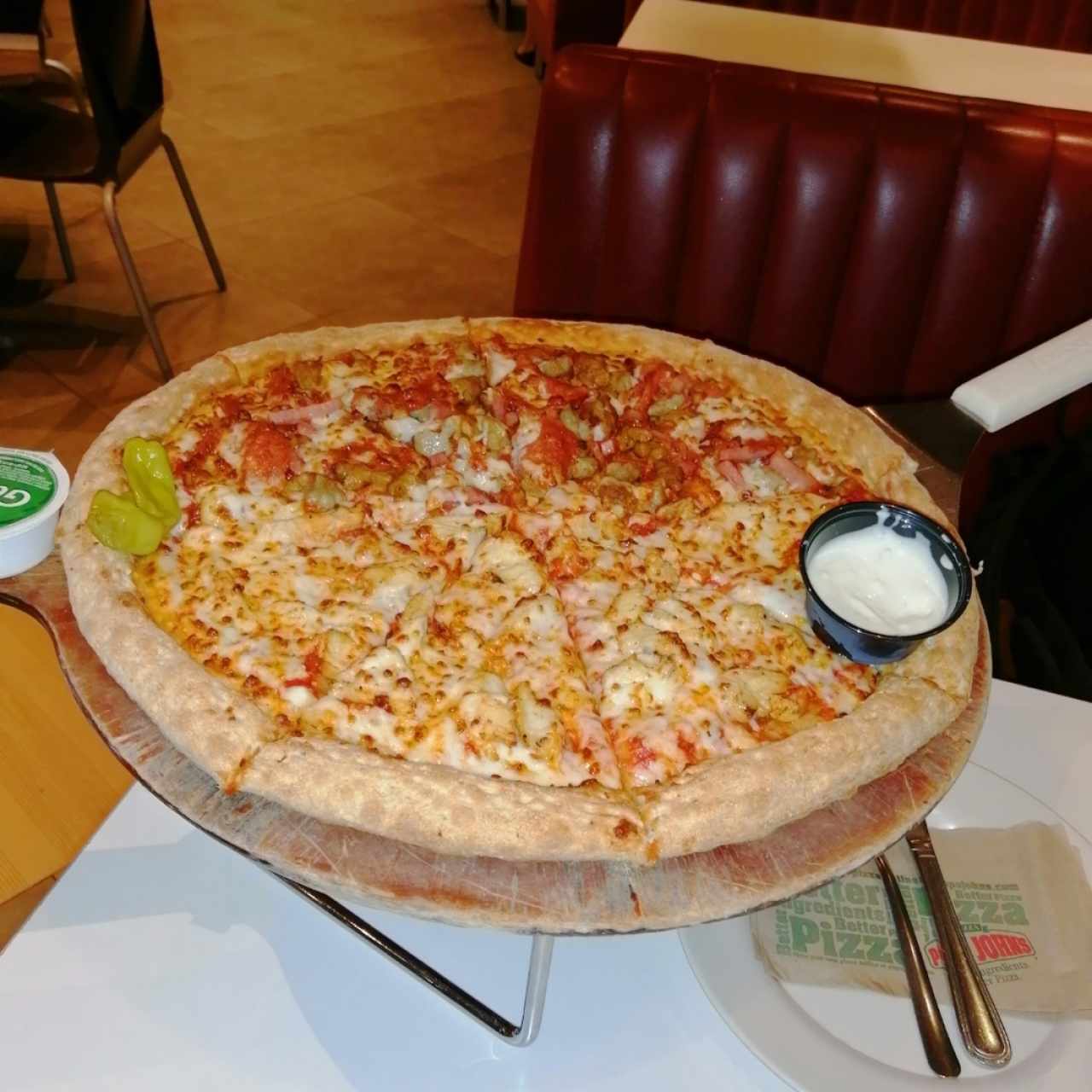 pizza all the meat / pollo 