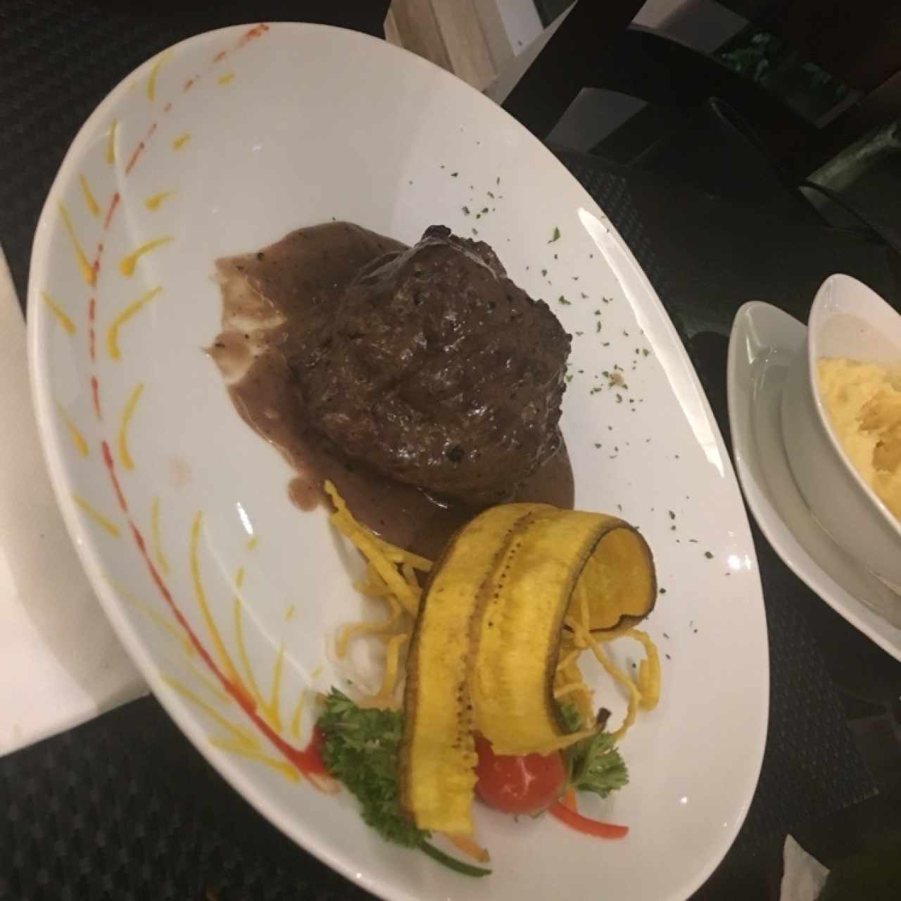 Filete de res a la pimienta