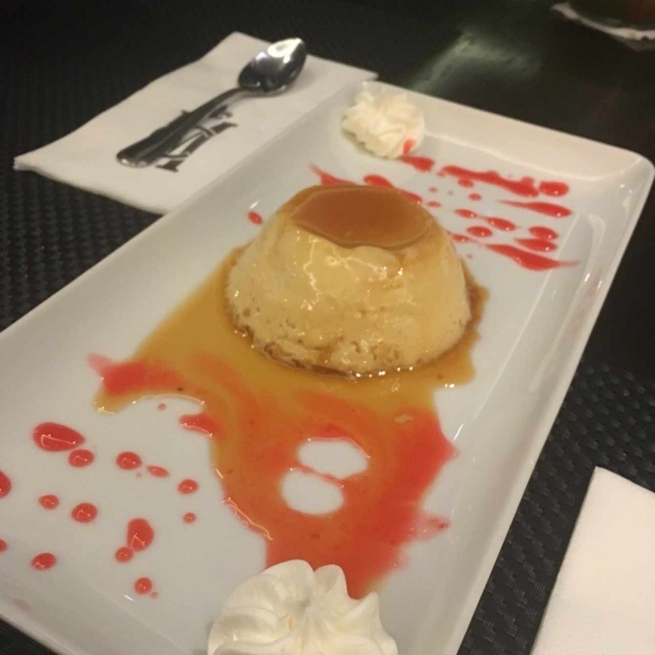 Flan de la casa