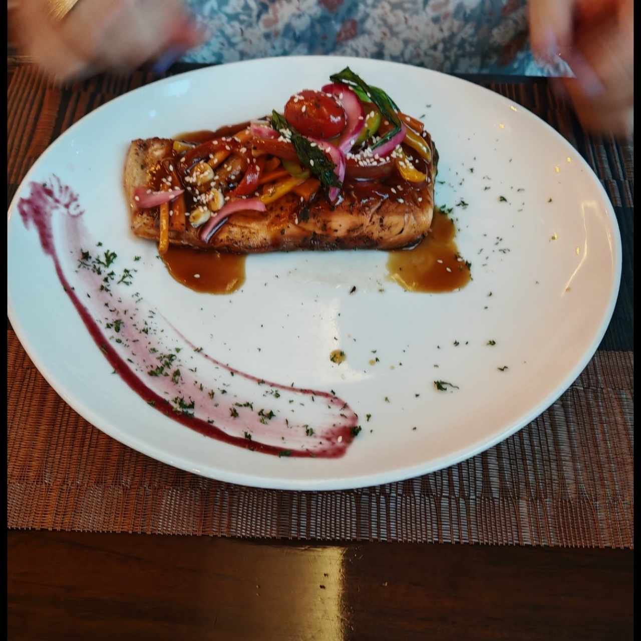Salmón en Salsa Teriyaki
