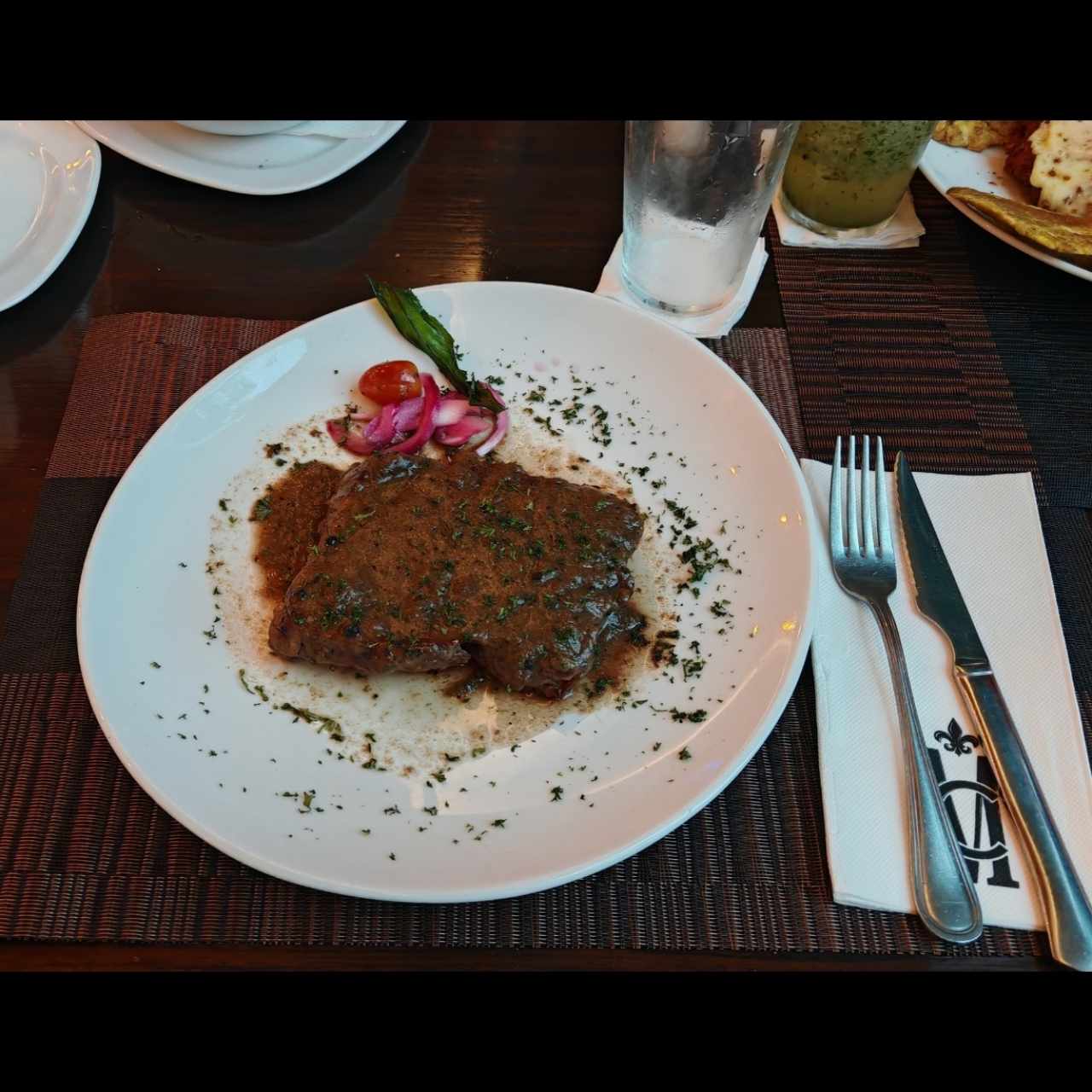 Filete de res a la pimienta