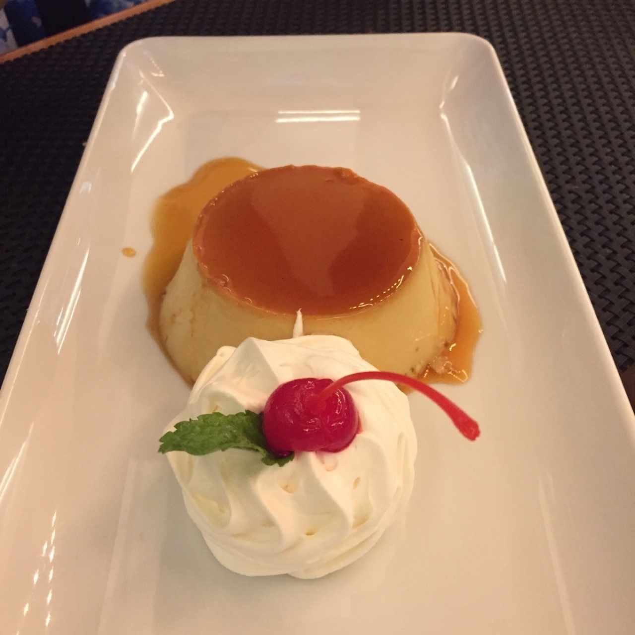 Flan de la casa