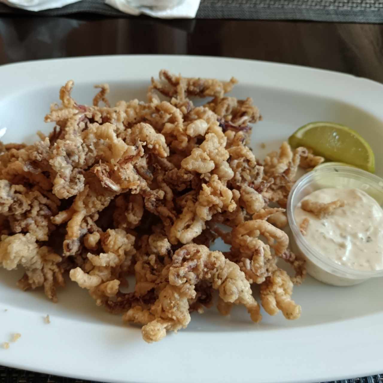 Entrantes calientes - Arañitas de Calamar