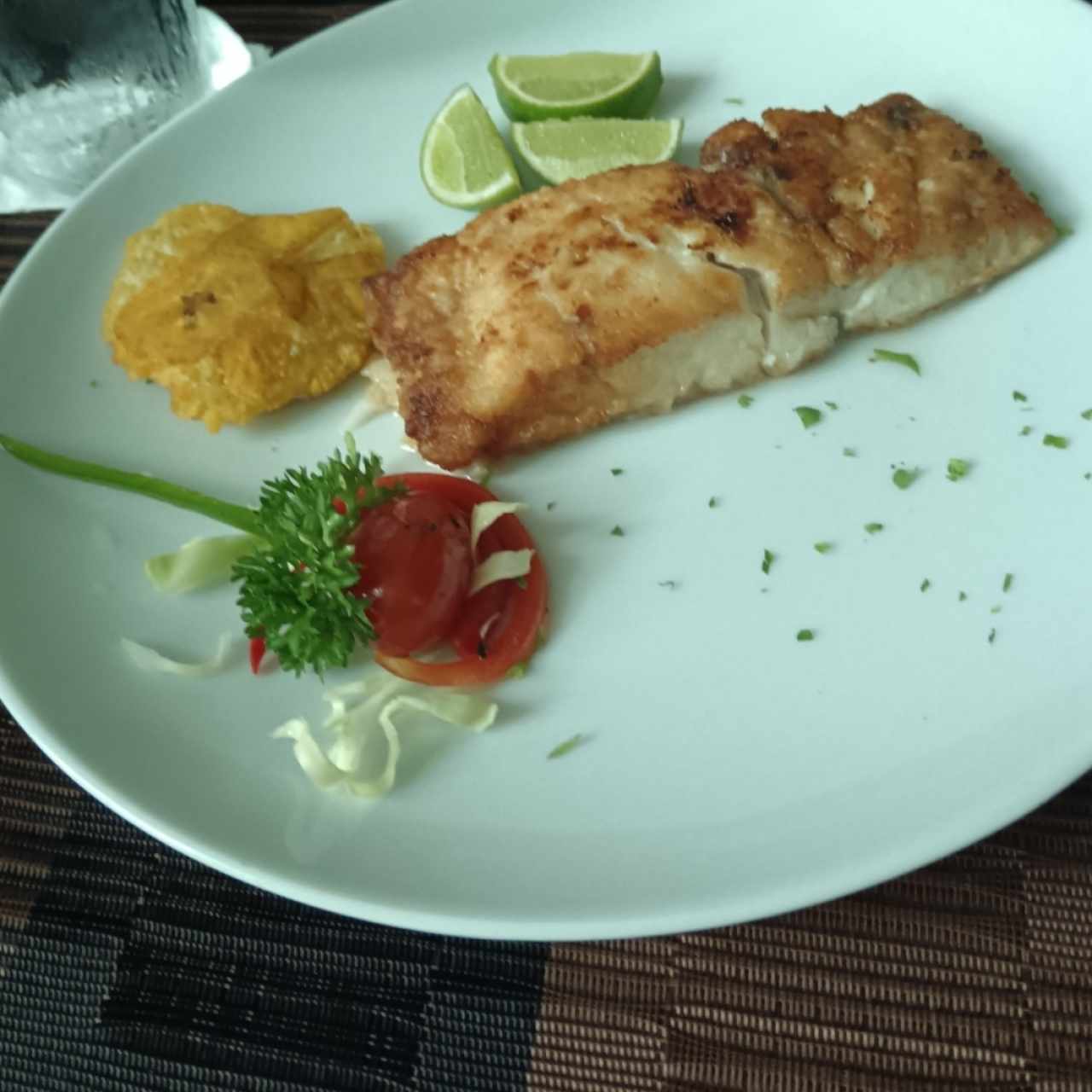 Corvina a la plancha 