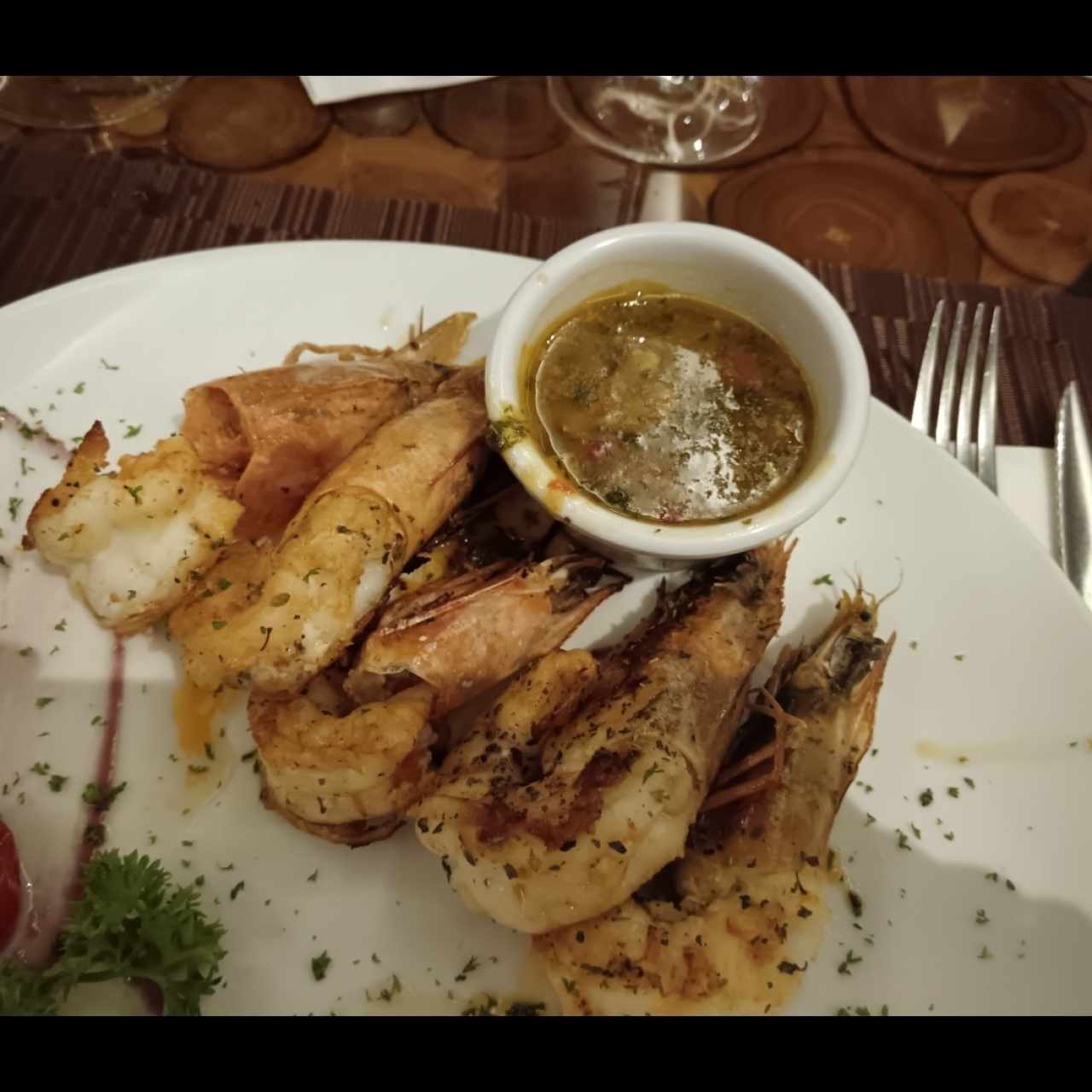 Mar - Langostinos al ajillo