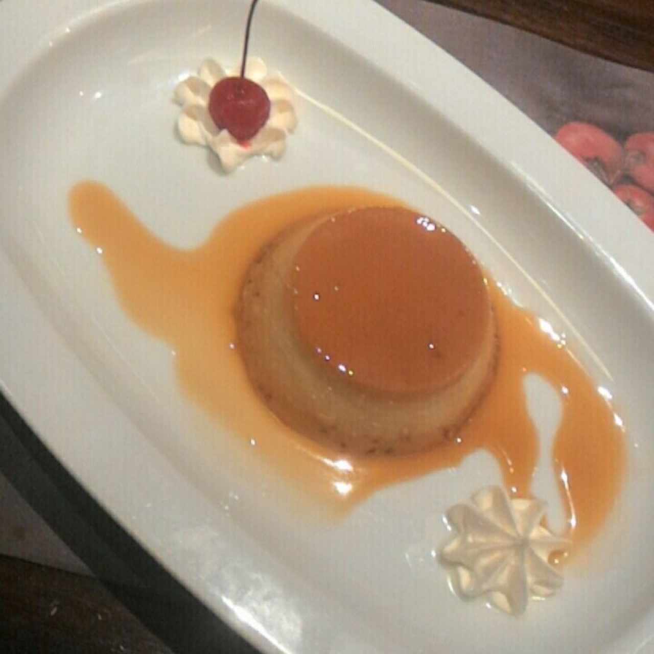 Flan de la casa