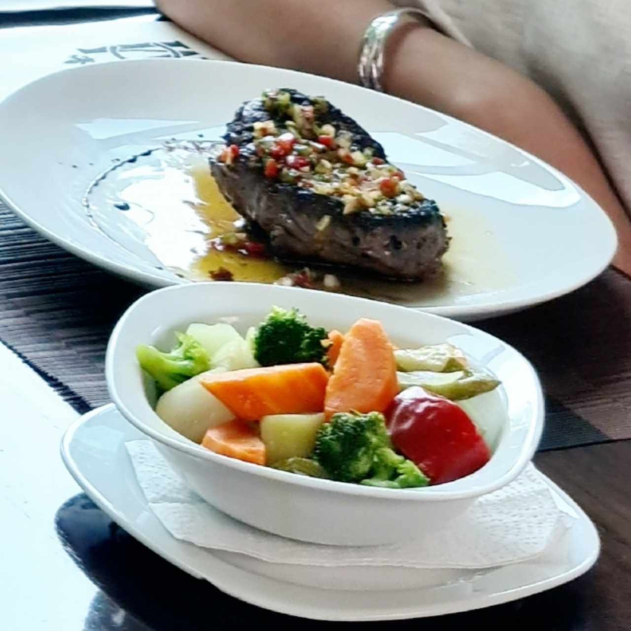 Filete de res Café Madero