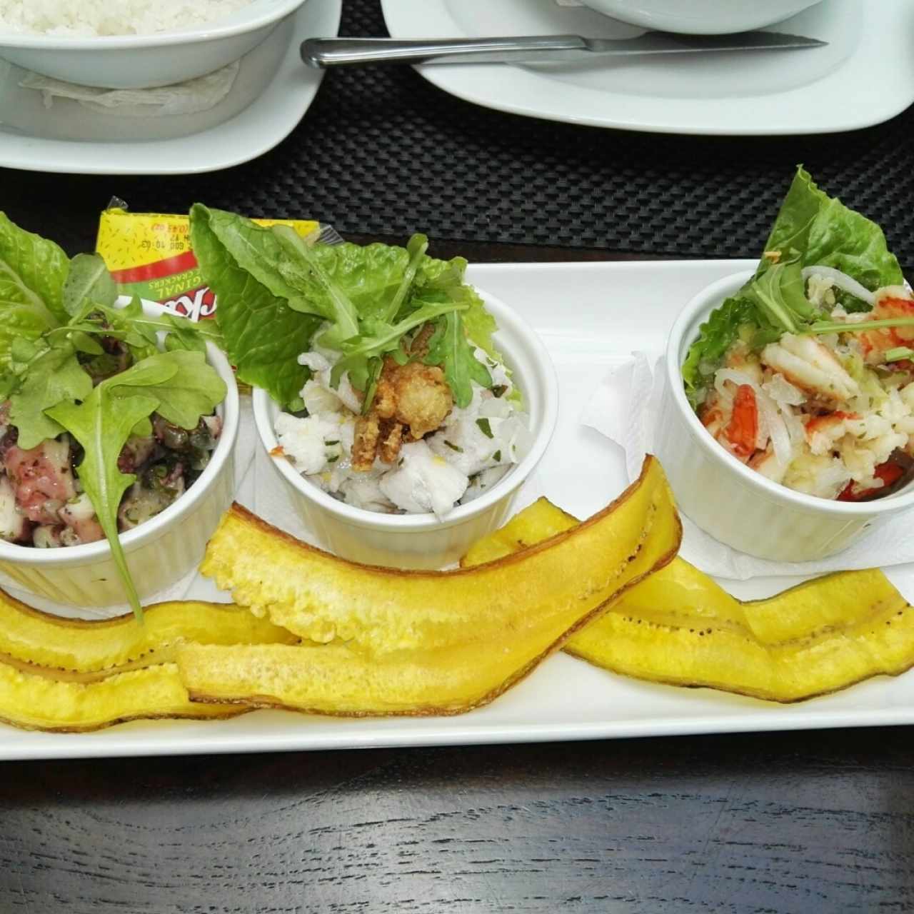 Entrantes fríos - Ceviche Madero