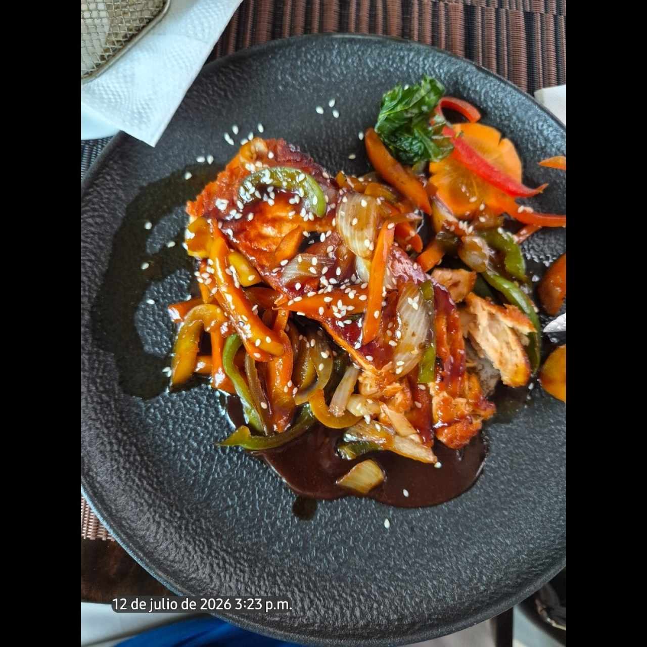 Salmón en Salsa Teriyaki